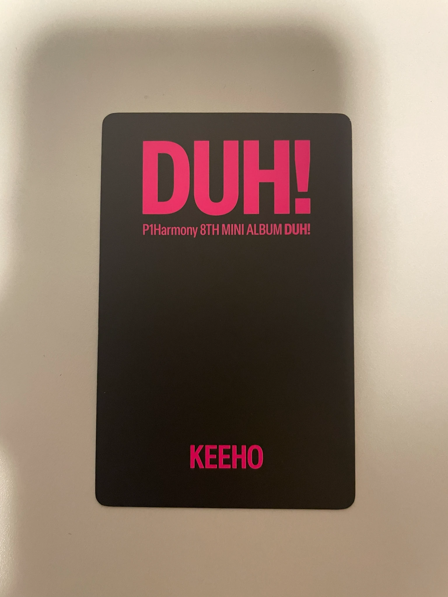 P1Harmony Keeho P1Harmony - Keeho - DUH! Album video call (fancall) jingdong listing photo 2