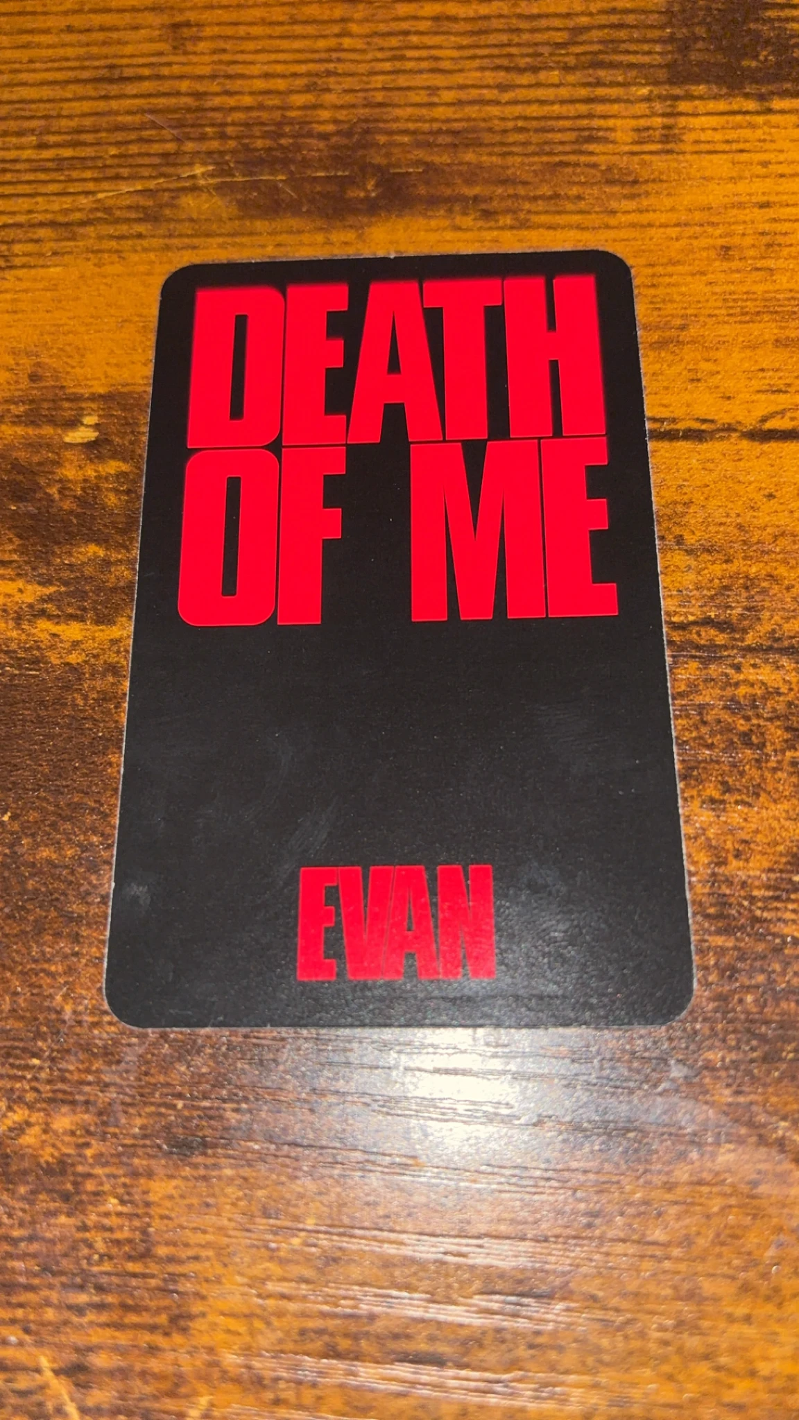 EVAN Evan (Heeseung) EVAN - Evan (Heeseung) - DEATH OF ME Album explosion version album photocard B version listing photo 2