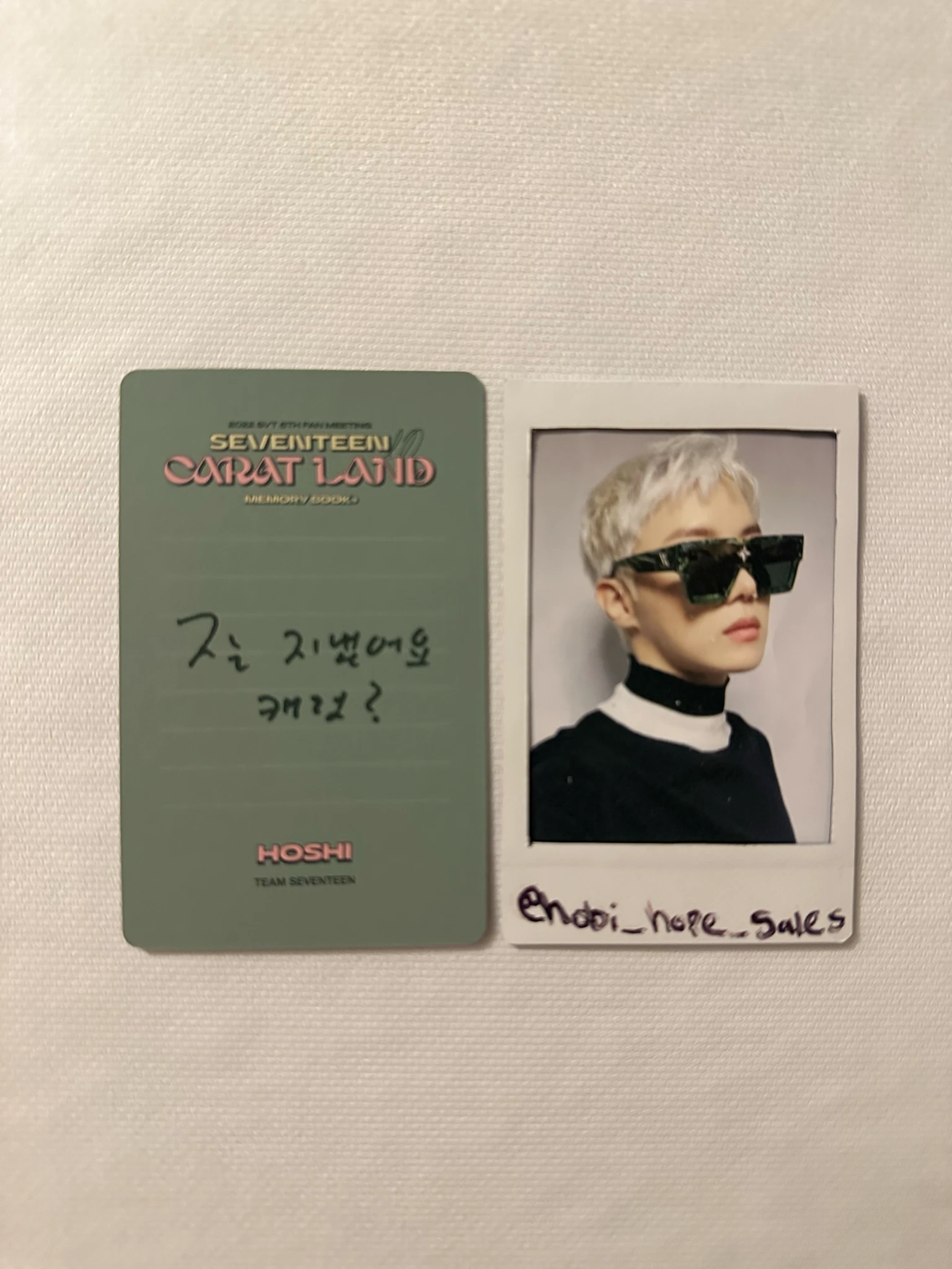 SEVENTEEN Hoshi SEVENTEEN - Hoshi - 2022 6TH SVT IN CARATLAND Event DVD version listing photo 2
