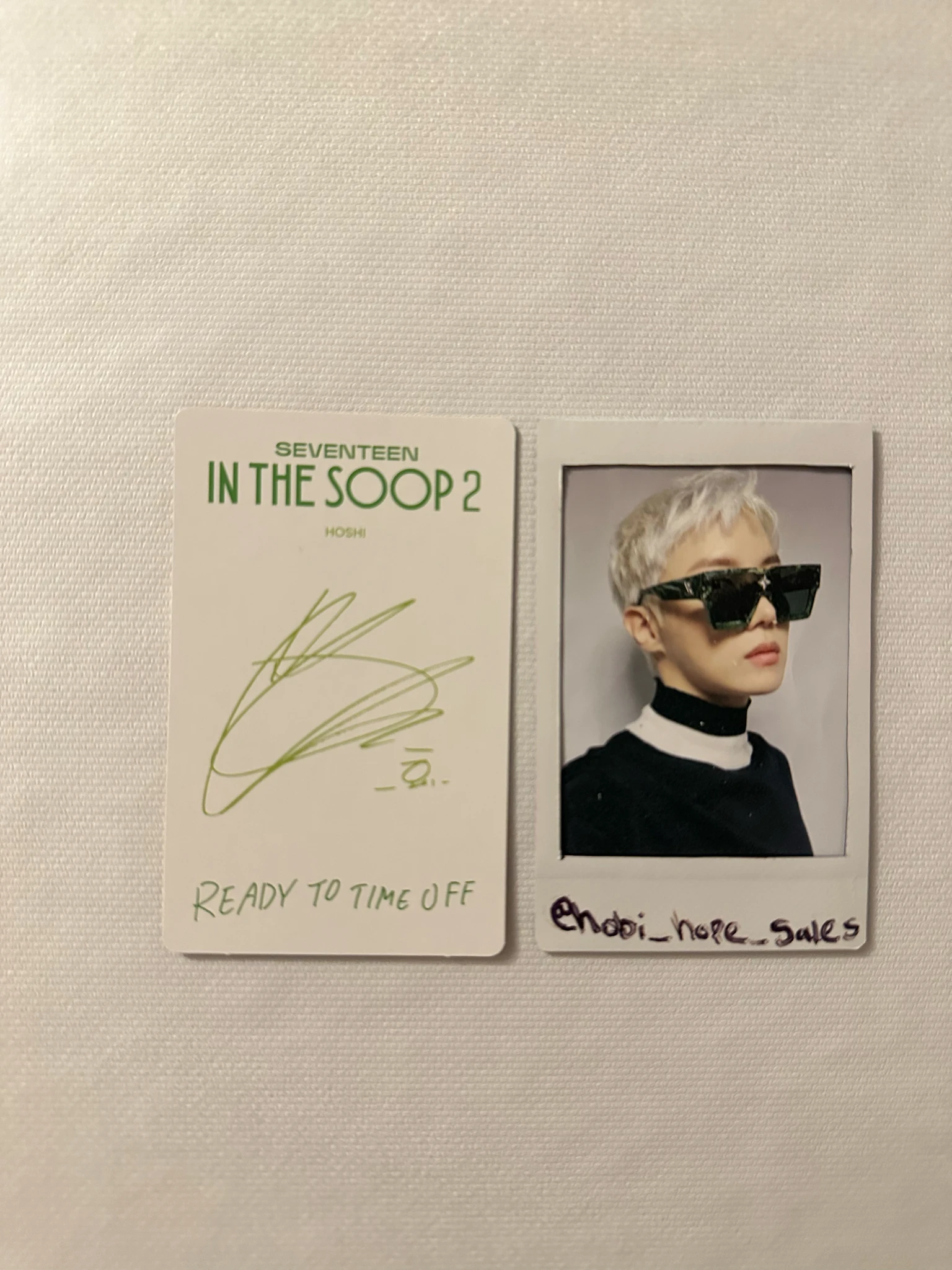 SEVENTEEN Hoshi SEVENTEEN - Hoshi - IN THE SOOP SEASON 2 Other photocard set FPO listing photo 2