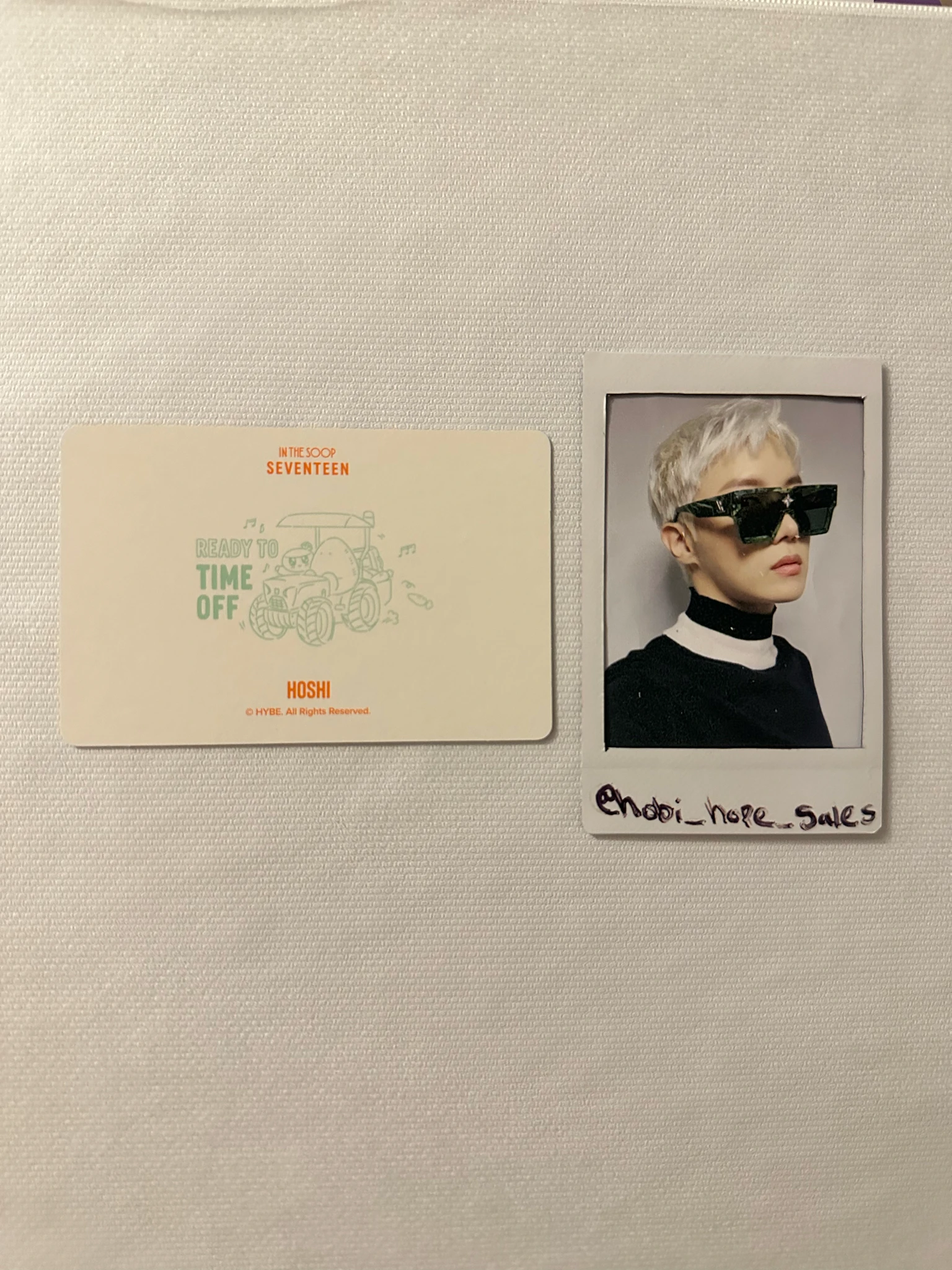 SEVENTEEN Hoshi SEVENTEEN - Hoshi - IN THE SOOP SEASON 2 VOD Other merch photocard listing photo 2