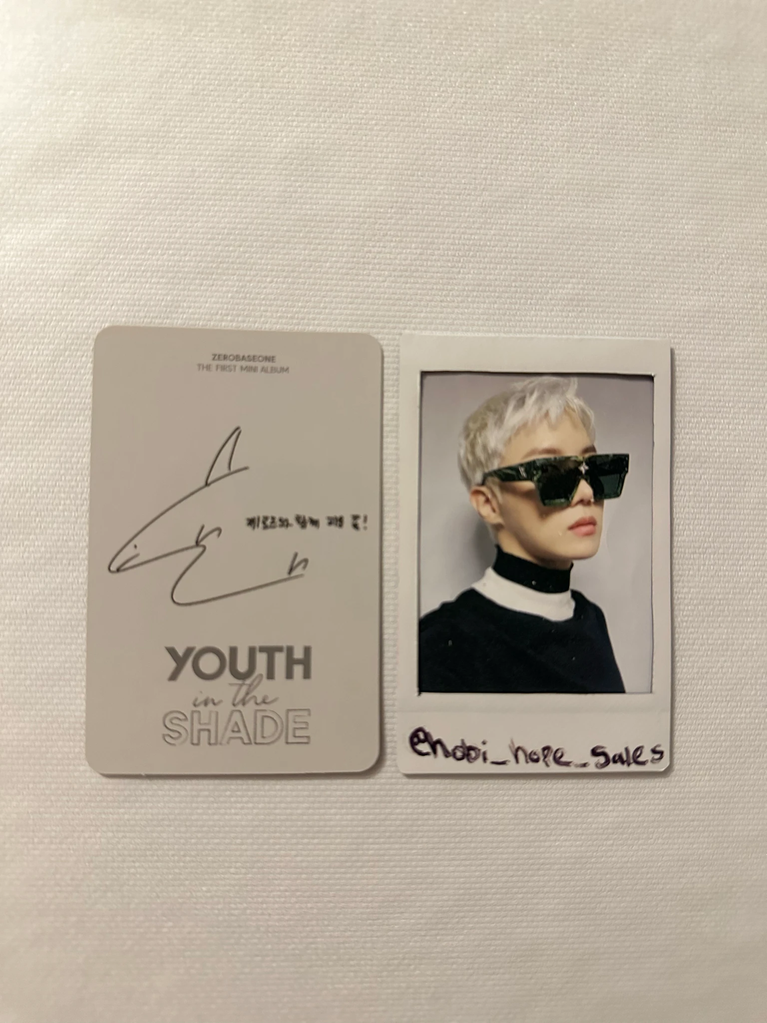 ZEROBASEONE Taerae ZEROBASEONE - Taerae - Youth in the Shade Album album photocard listing photo 2