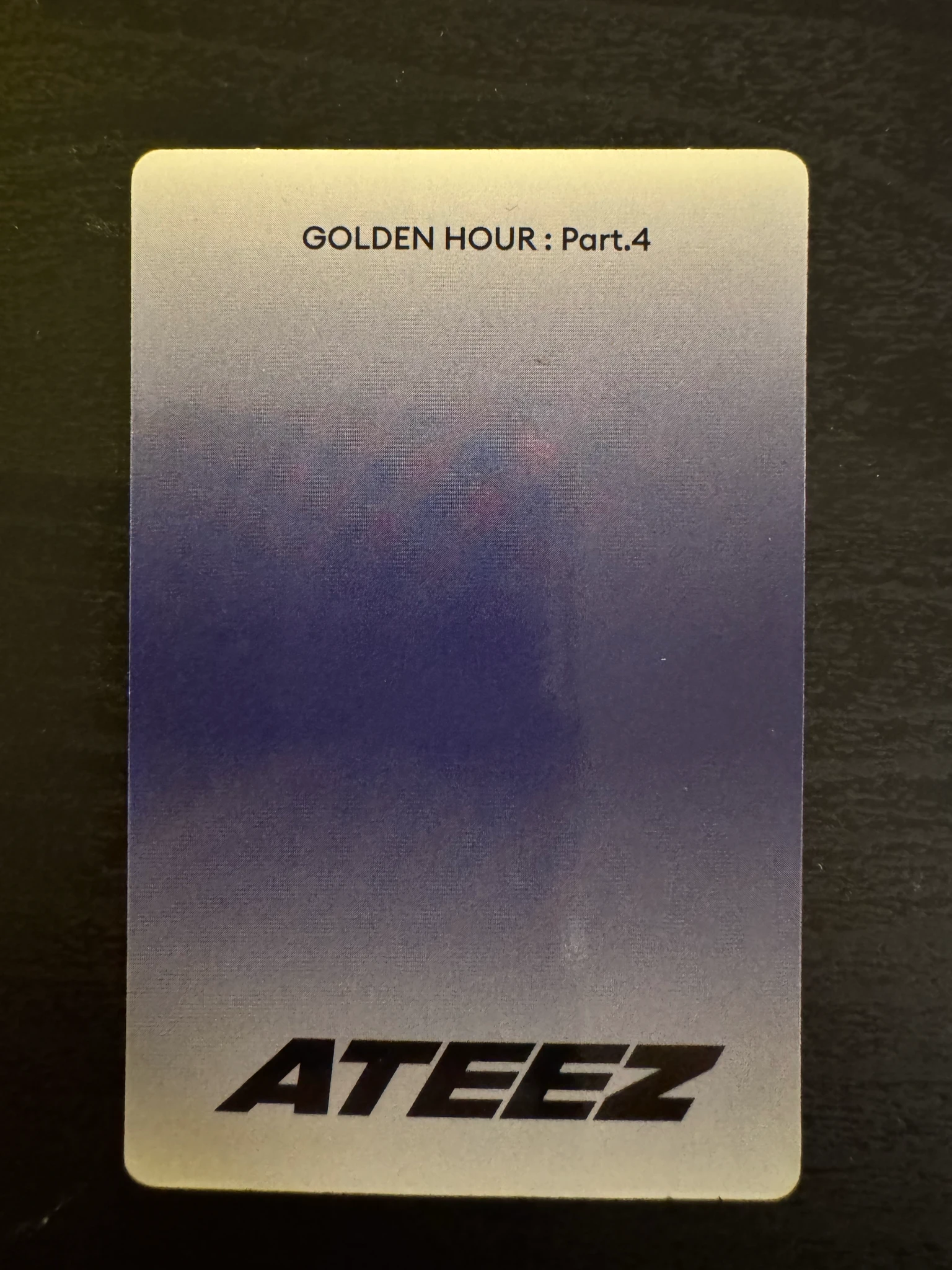 ATEEZ Wooyoung ATEEZ - Wooyoung - Golden Hour : Part.4 Album album photocard poca album listing photo 2