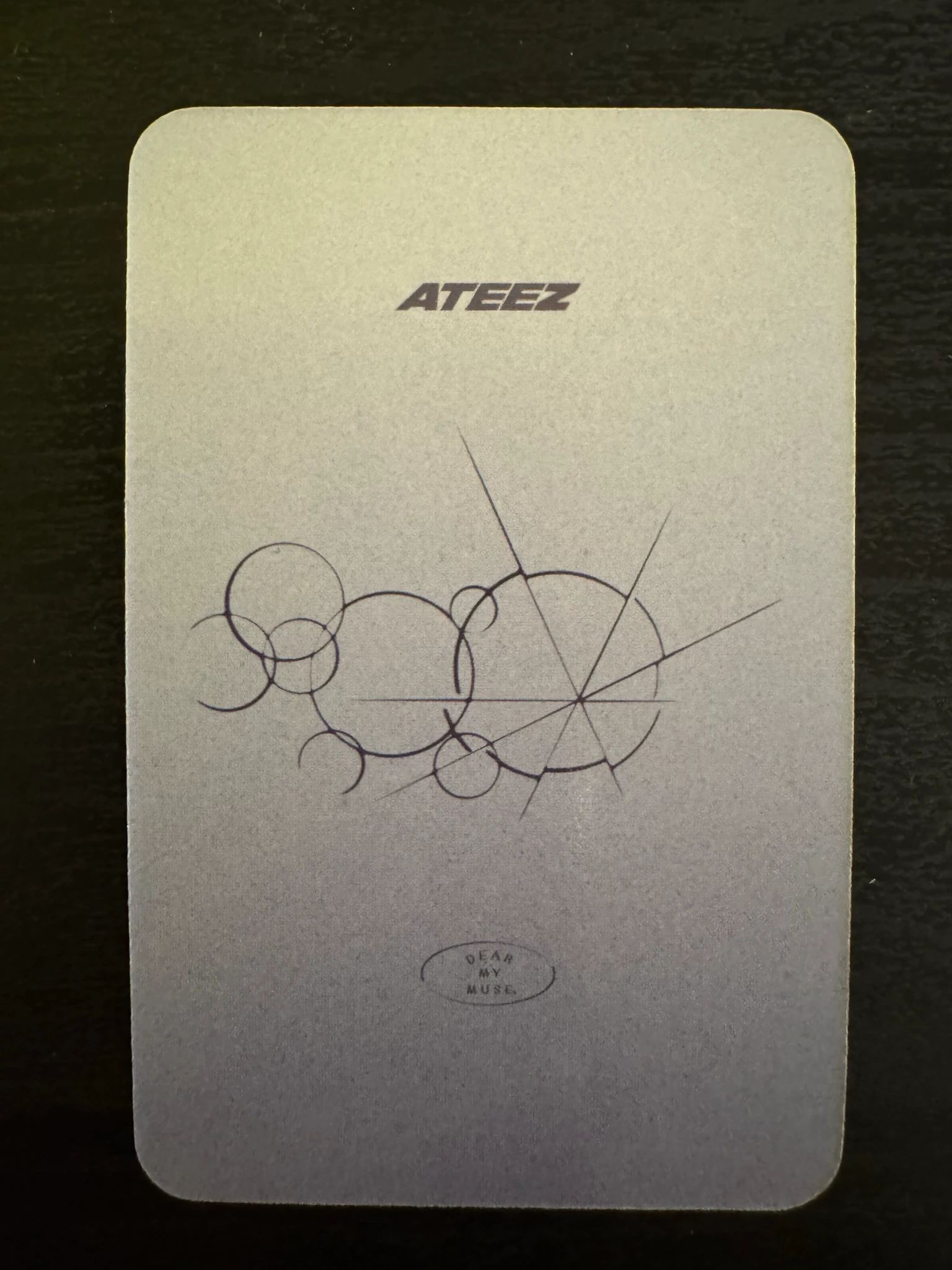 ATEEZ Jongho ATEEZ - Jongho - Golden Hour : Part.4 Album dear my muse (dmm) lucky draw round 1 version 1 listing photo 2