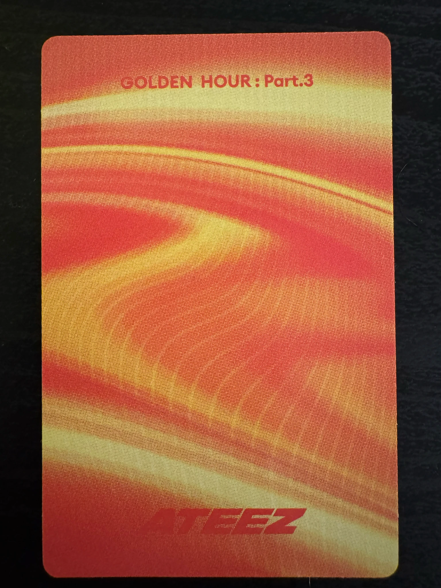 ATEEZ Jongho ATEEZ - Jongho - Golden Hour : Part.3 Album poca album version 2 image card album photocard listing photo 2