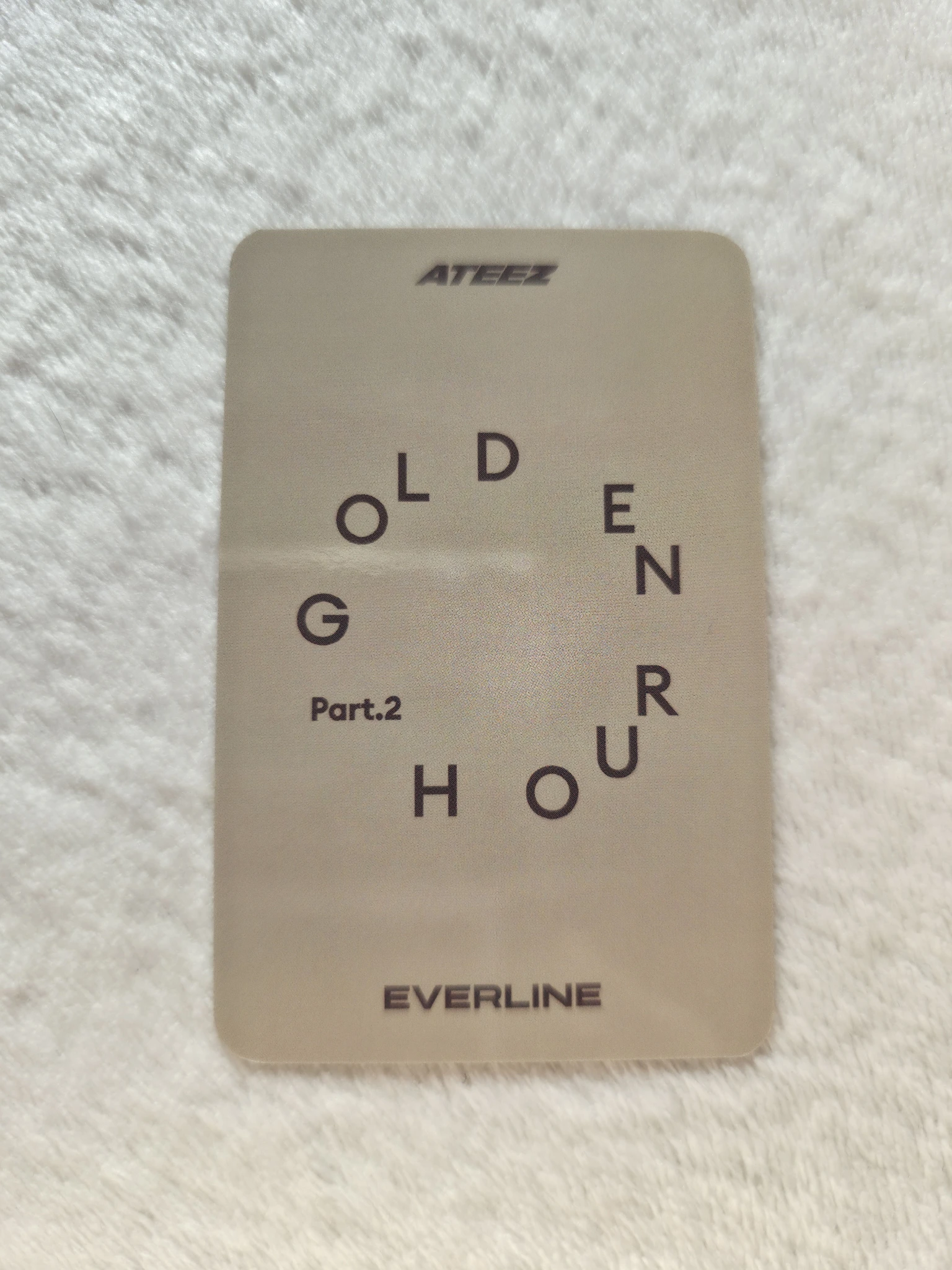 ATEEZ Yunho ATEEZ - Yunho - Golden Hour : Part 2 Album everline round 2 listing photo 2