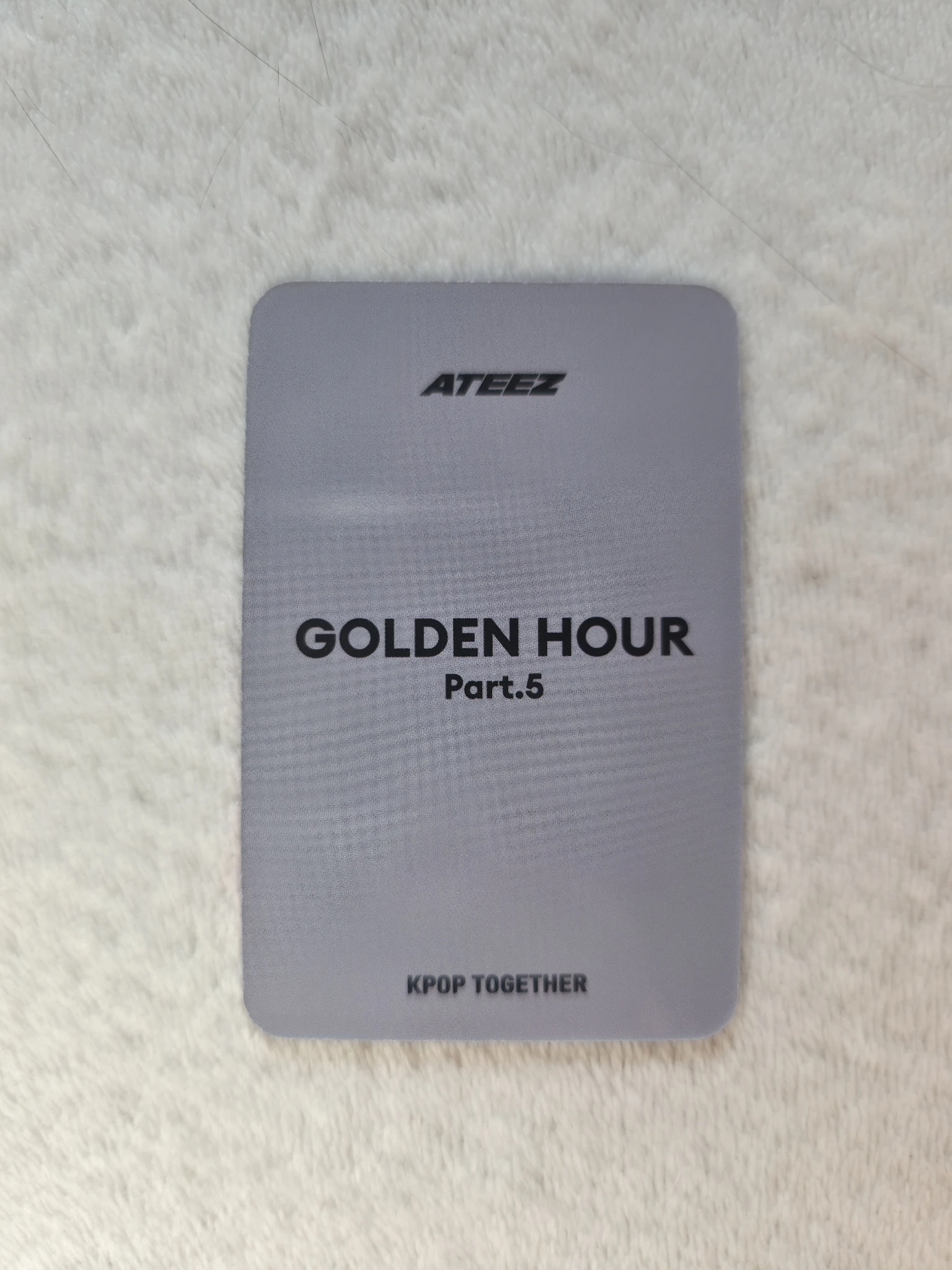 ATEEZ Yunho ATEEZ - Yunho - GOLDEN HOUR : Part.5 Album pob (pre-order benefit) kpop together listing photo 2