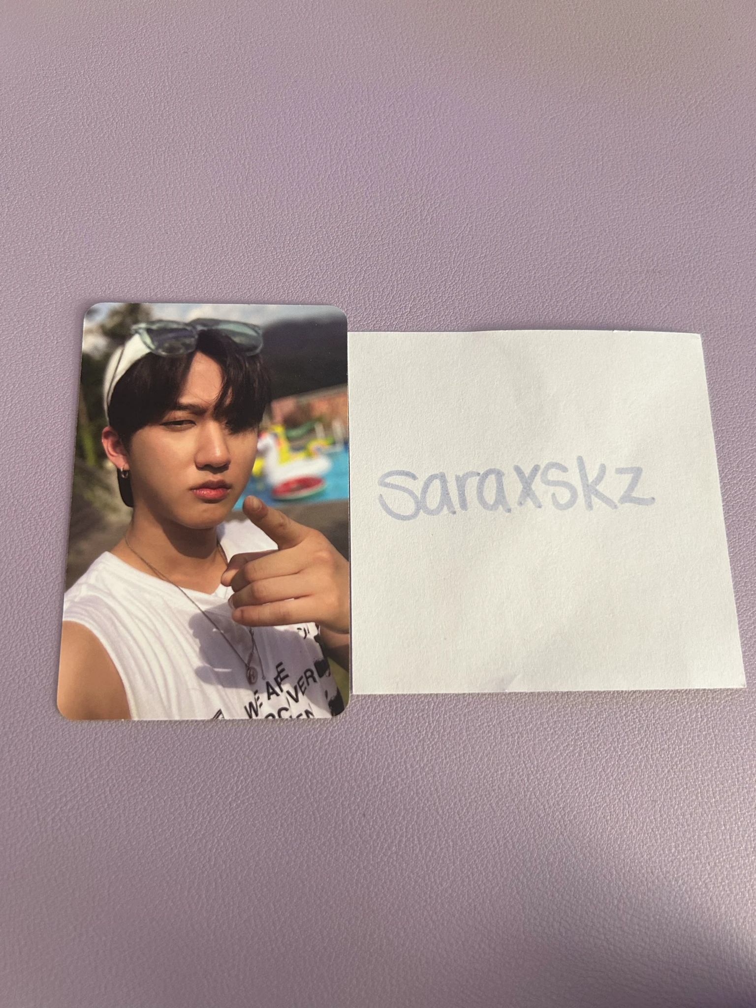 Stray Kids Changbin Stray Kids - Changbin - NoEasy Album album photocard double-sided front side listing photo 2