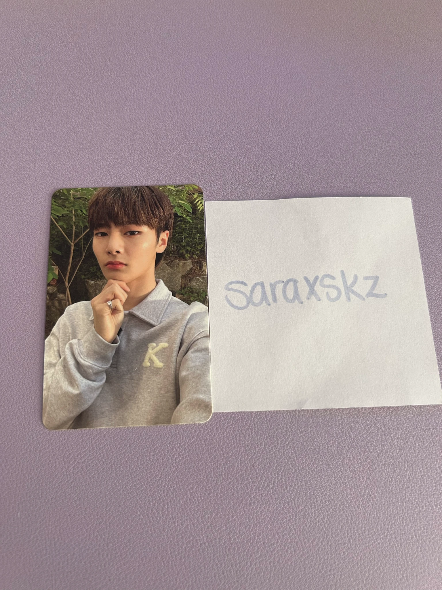 Stray Kids I.N Stray Kids - I.N - NoEasy Album album photocard double-sided front side listing photo 2