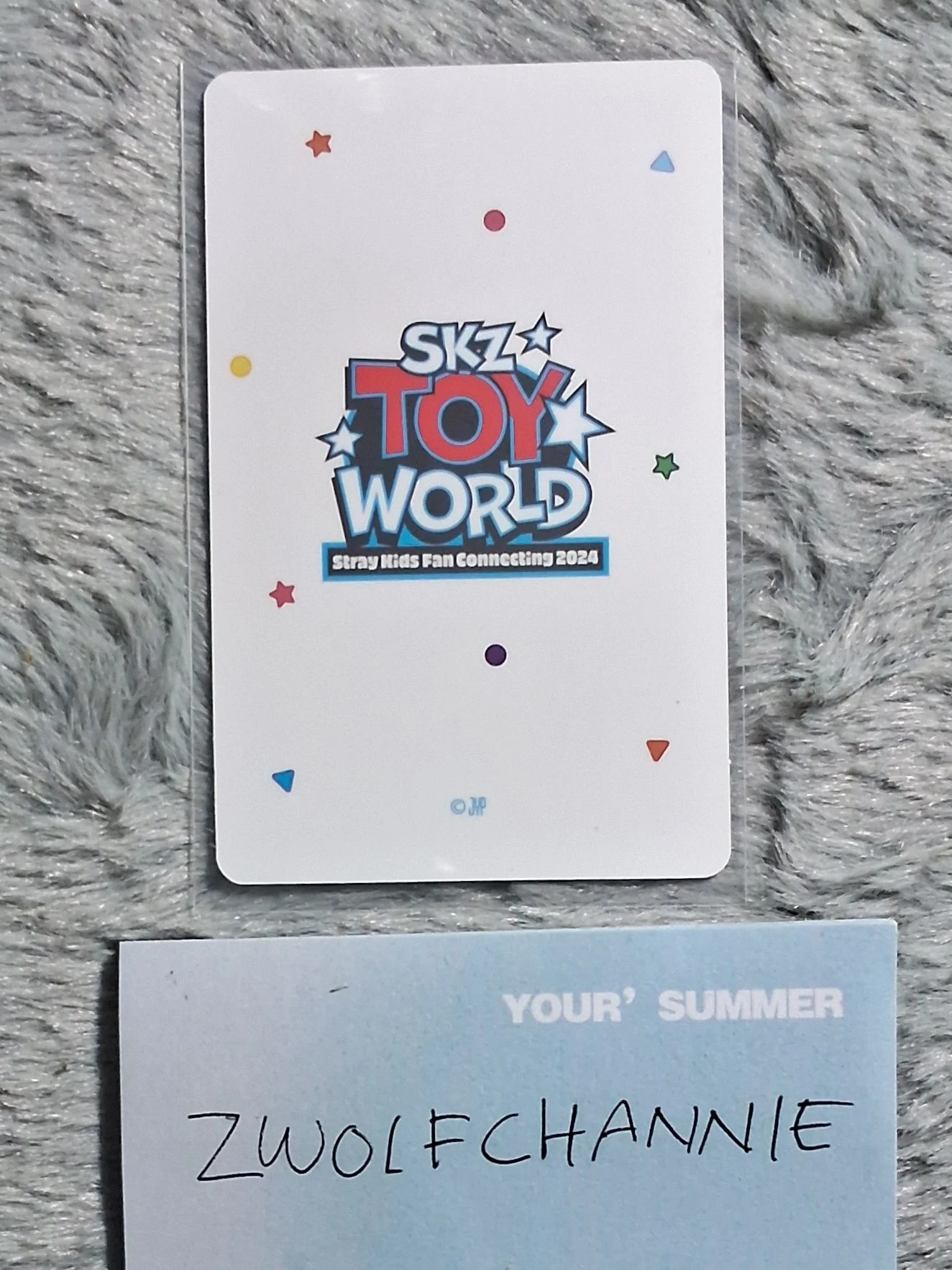 Stray Kids Hyunjin Stray Kids - Hyunjin - SKZ Toy World-Fan Connecting 2024 Event photocard set A version listing photo 2