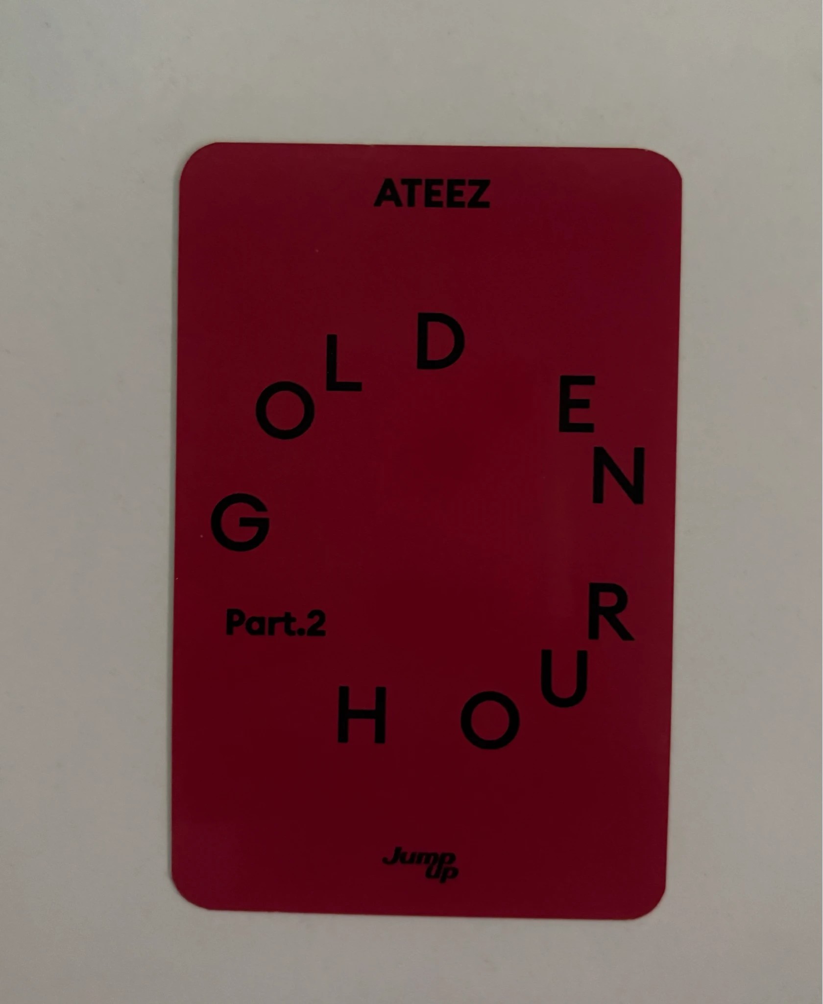 ATEEZ Yunho ATEEZ - Yunho - GOLDEN HOUR : Part.2 Album jump up fansign round 1 digipack version video call/fancall 1:1 listing photo 2