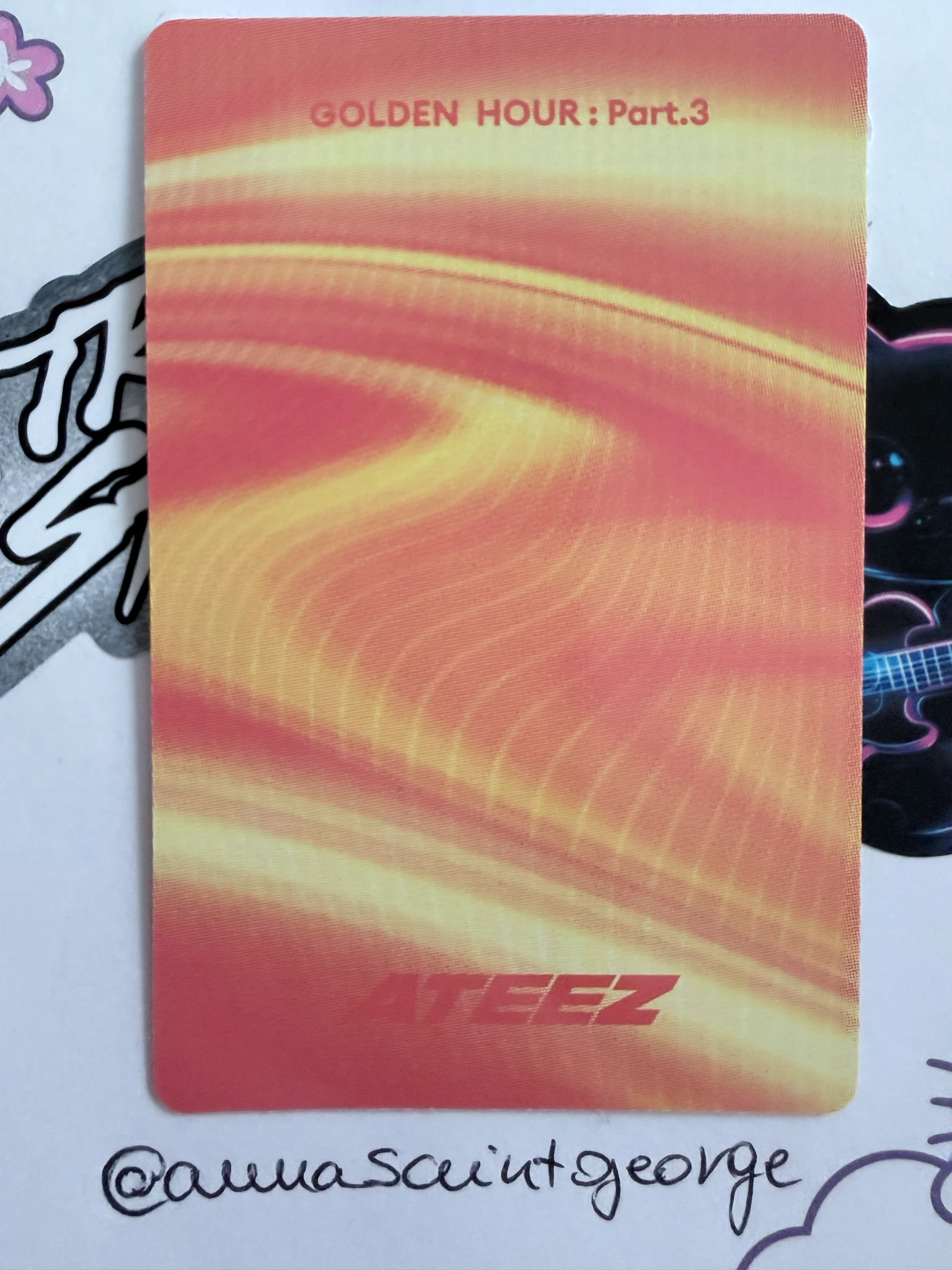ATEEZ Yunho ATEEZ - Yunho - Golden Hour : Part.3 Album poca album Image Card Ver2 listing photo 2