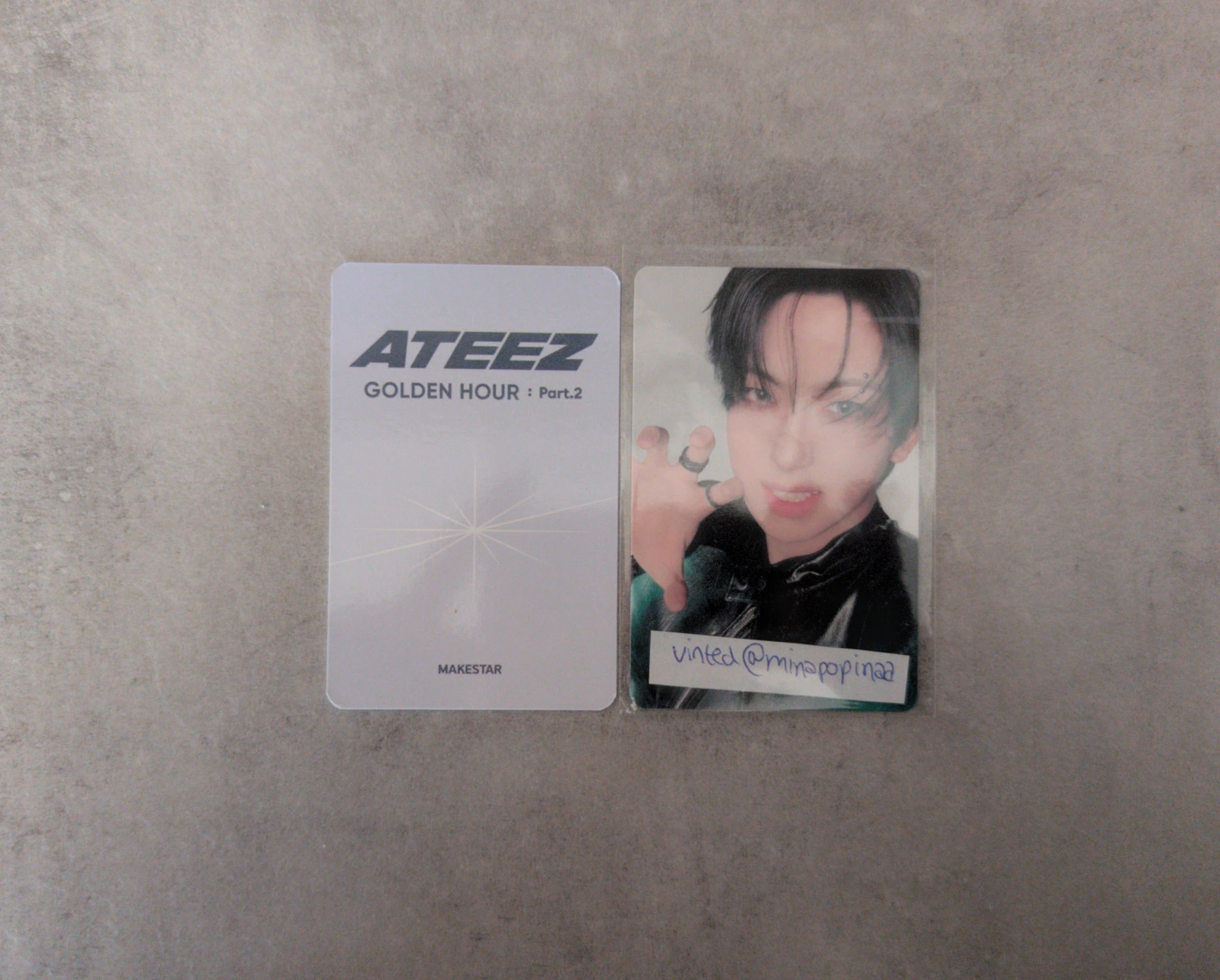 ATEEZ Jongho ATEEZ - Jongho - Golden Hour : Part 2 Album pre-order benefit (pob) makestar listing photo 2