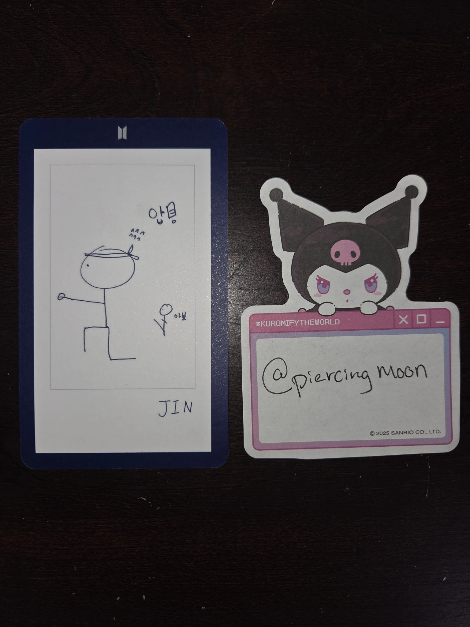 BTS Jin BTS - Jin - 5th Muster - Magic Shop Event guestbook card listing photo 2
