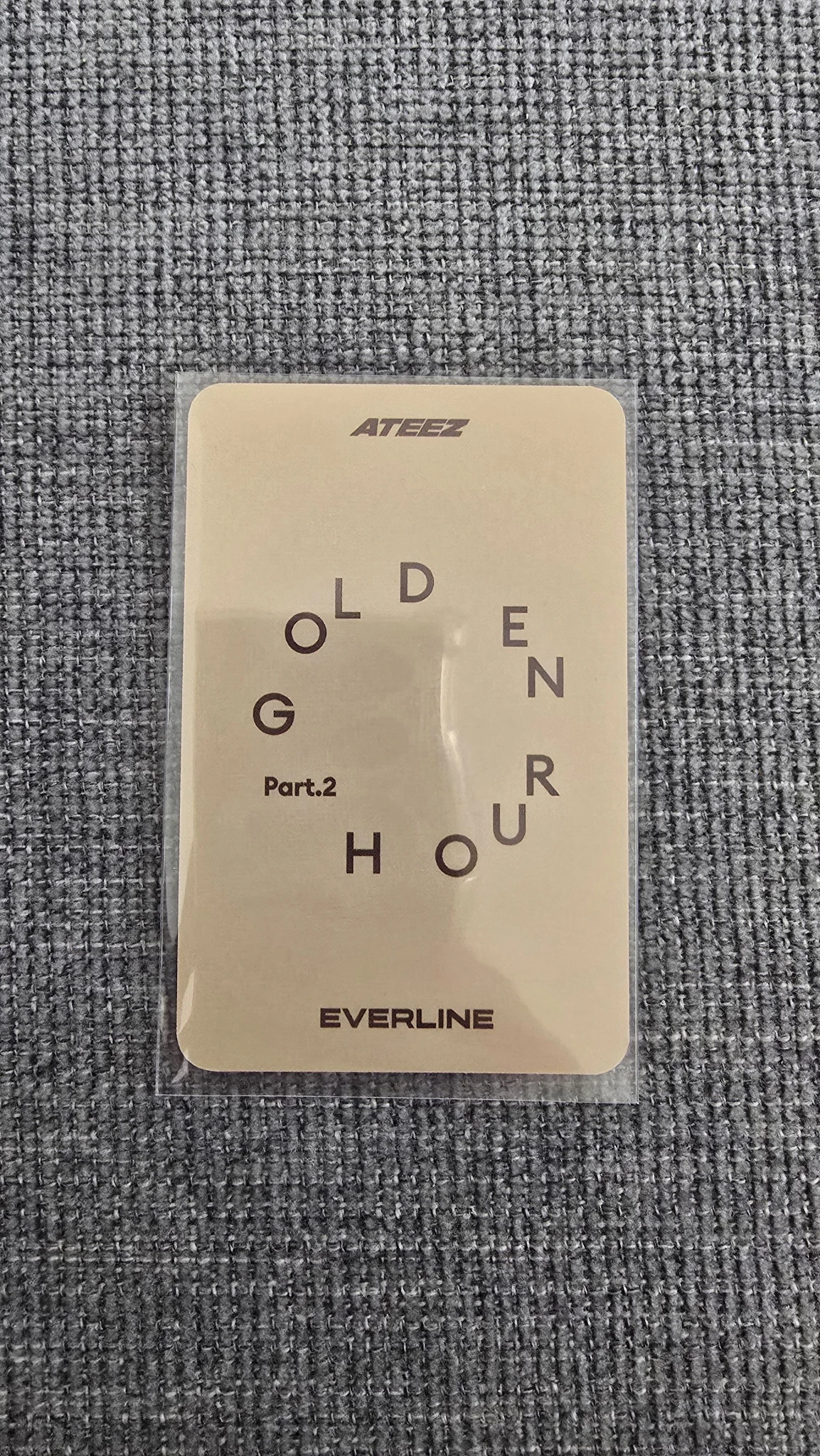 ATEEZ Wooyoung ATEEZ - Wooyoung - Golden Hour : Part 2 Album everline round 2 listing photo 2