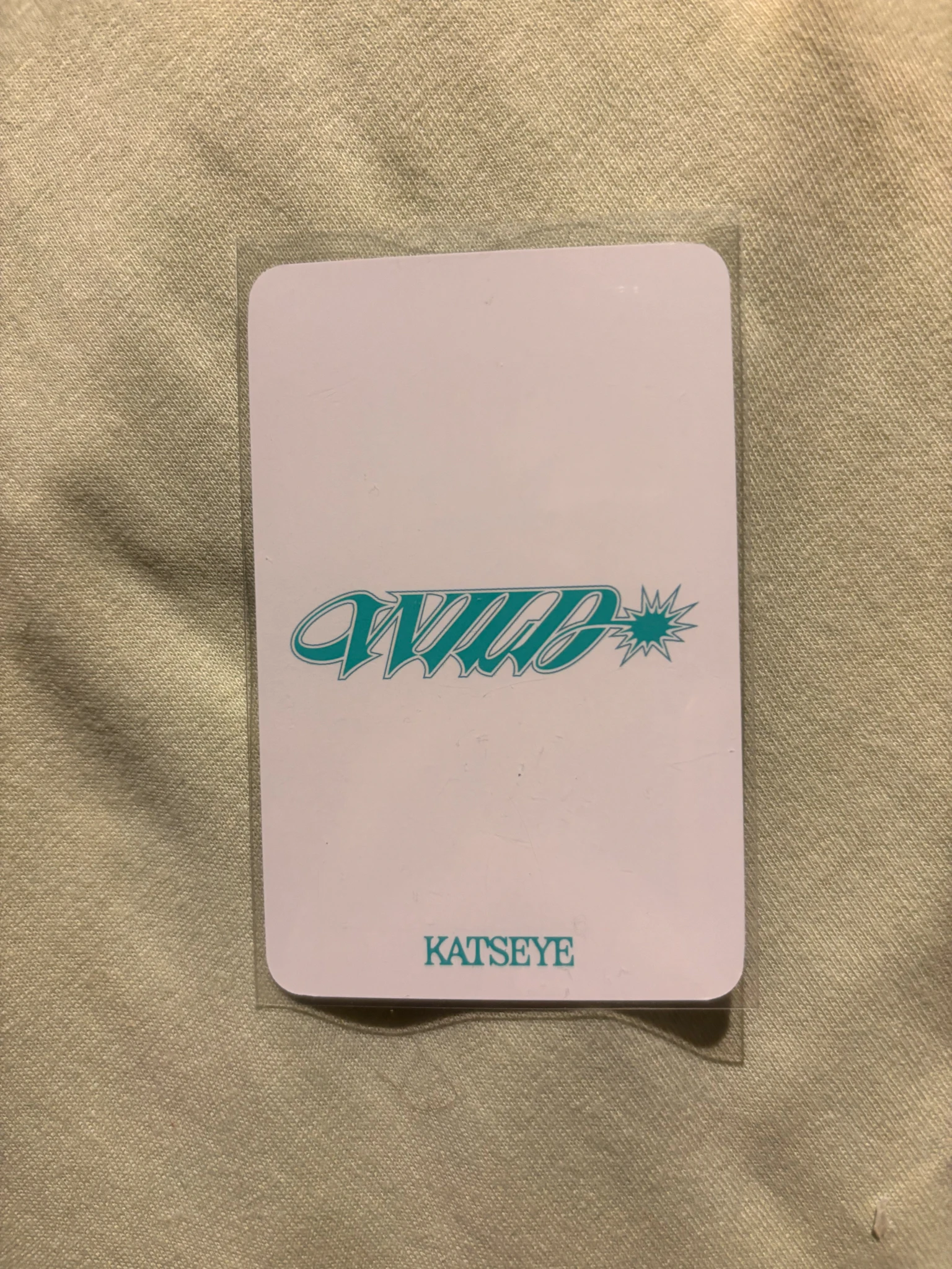 KATSEYE Megan KATSEYE - Megan - WILD Album B version trading card bad image - replace pop-up merch photocard listing photo 2