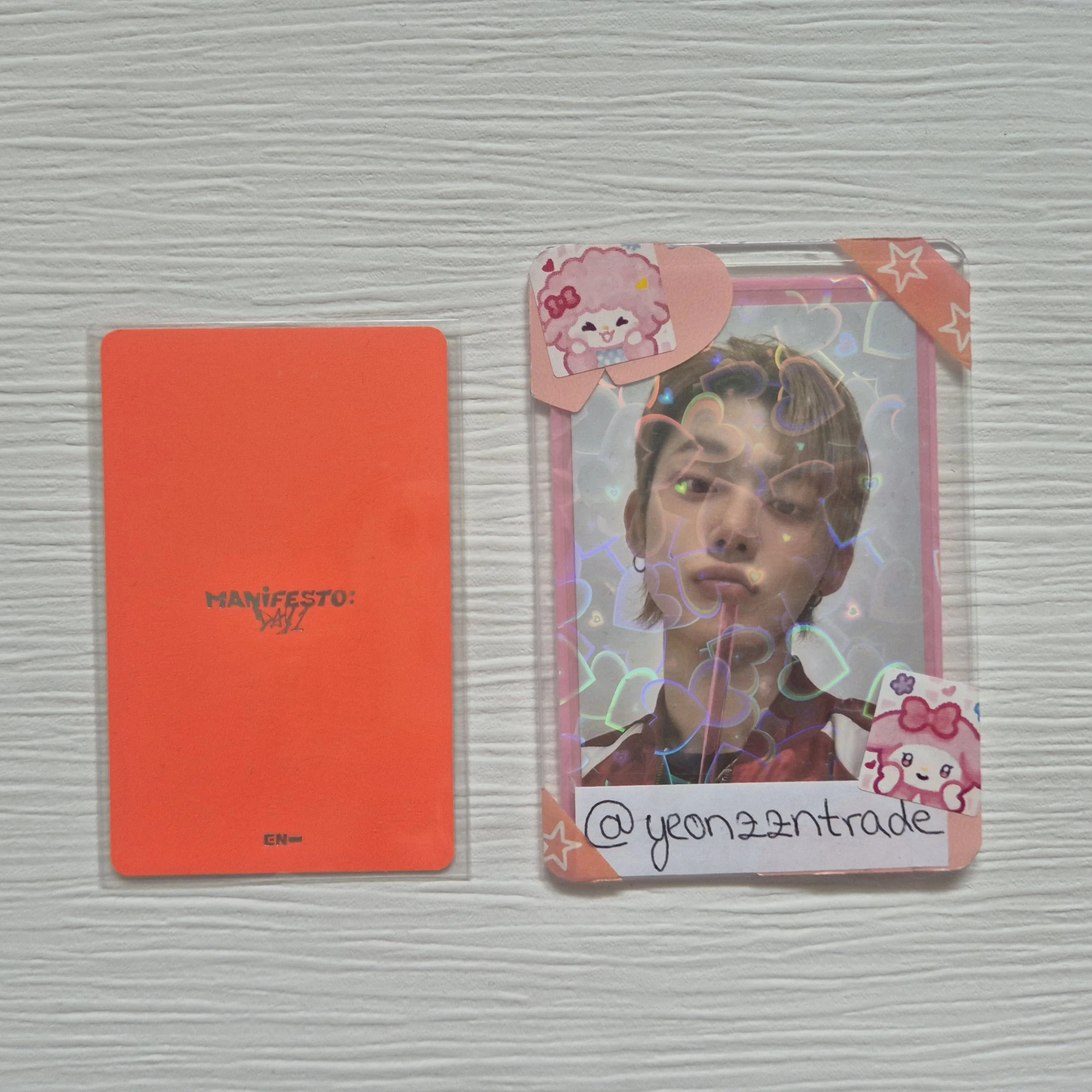 ENHYPEN Jungwon ENHYPEN - Jungwon - MANIFESTO: DAY 1 Album album photocard listing photo 2