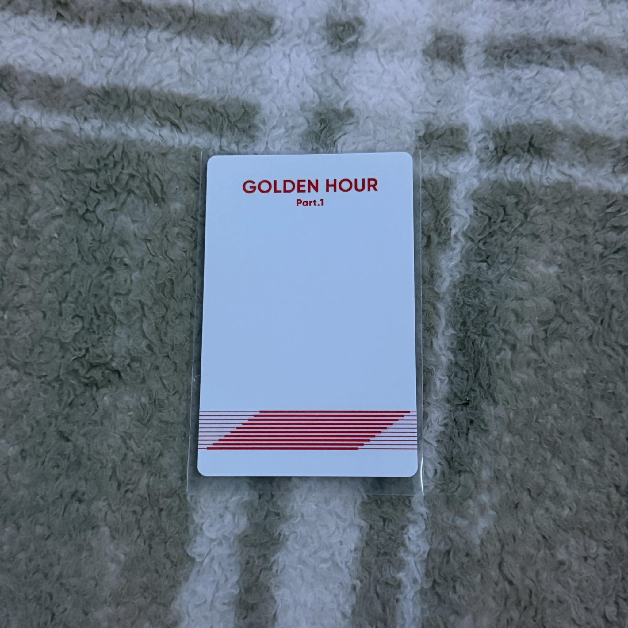 ATEEZ Hongjoong ATEEZ - Hongjoong - Golden Hour : Part.1 Album poca album album photocard image card listing photo 2