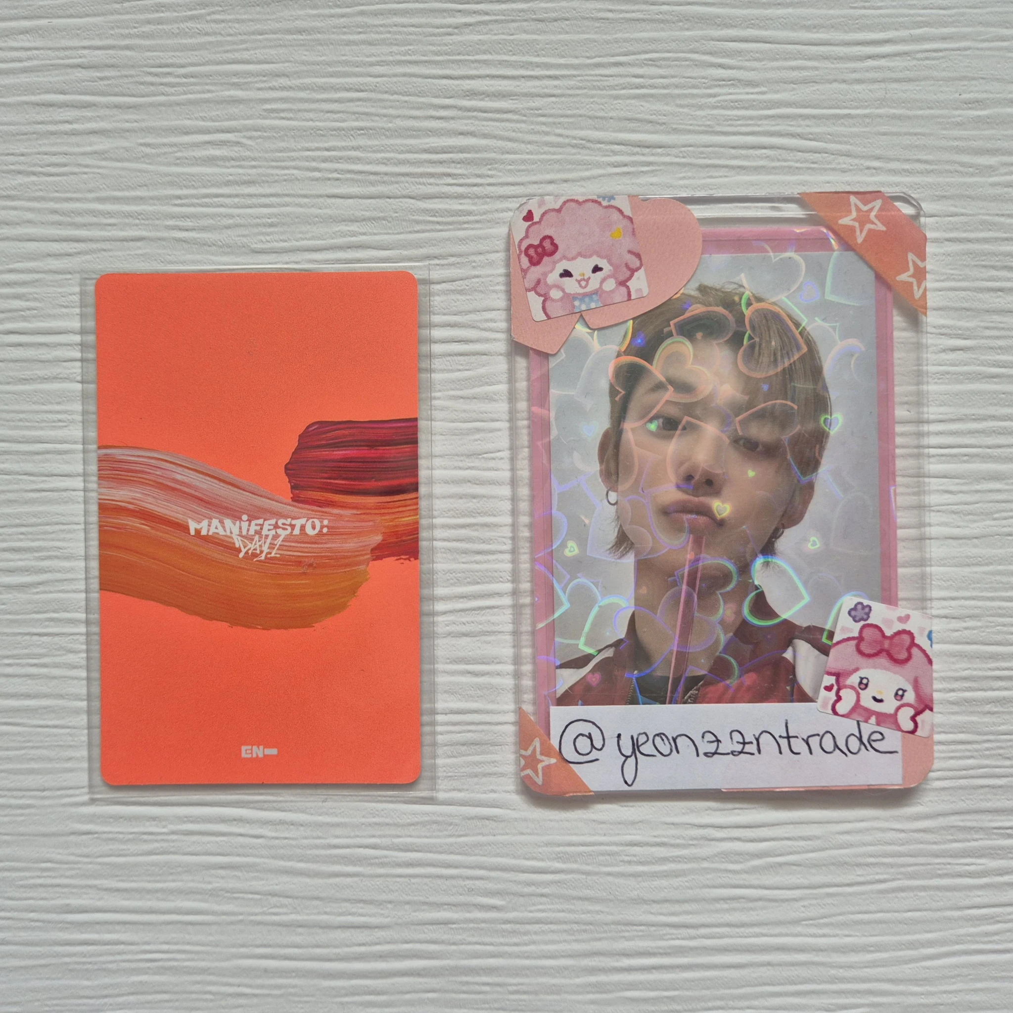 ENHYPEN Jungwon ENHYPEN - Jungwon - MANIFESTO: DAY 1 Album album photocard korean album engene version D version M version J version listing photo 2