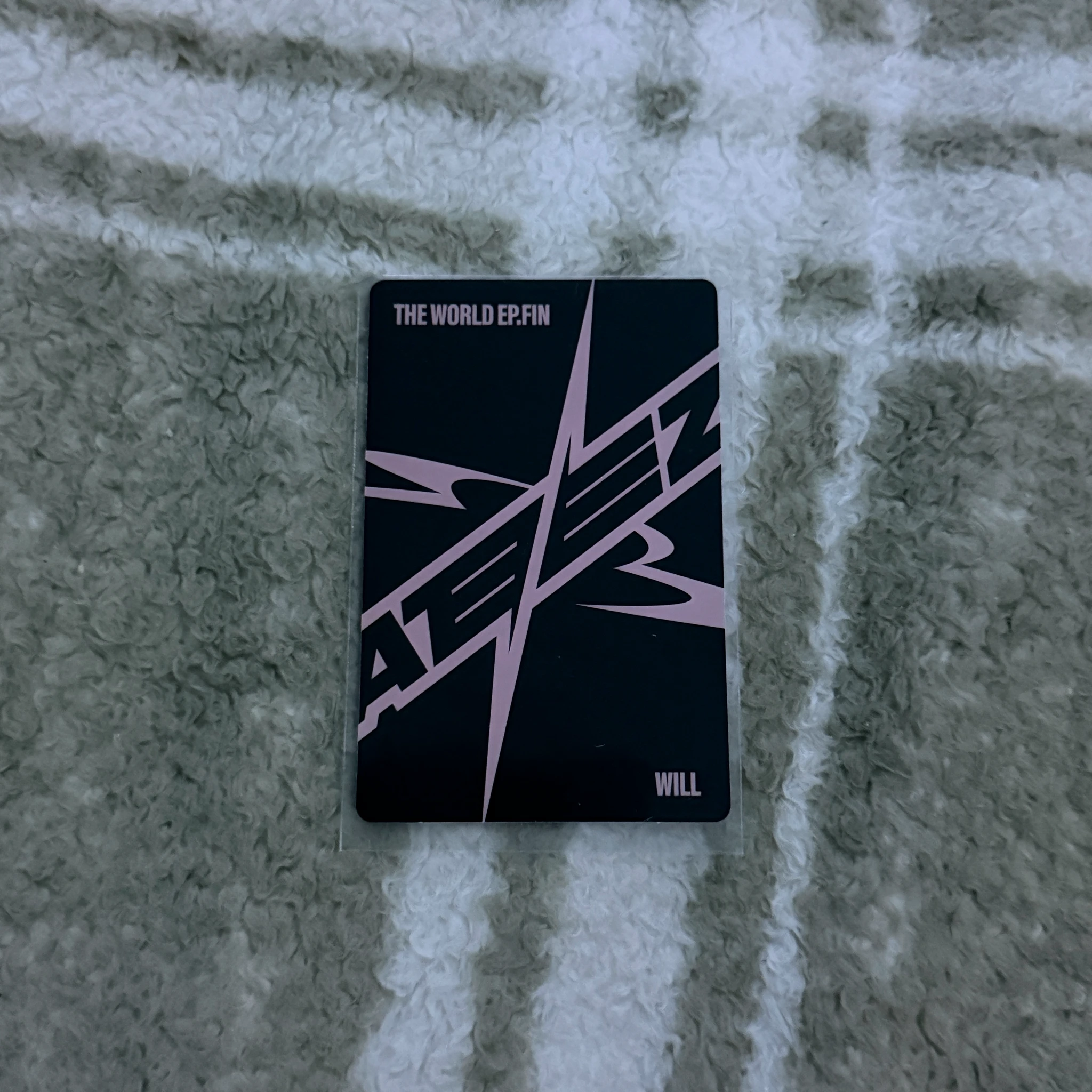 ATEEZ Hongjoong ATEEZ - Hongjoong - THE WORLD EP.FIN: WILL Album A version version 1 album photocard listing photo 2