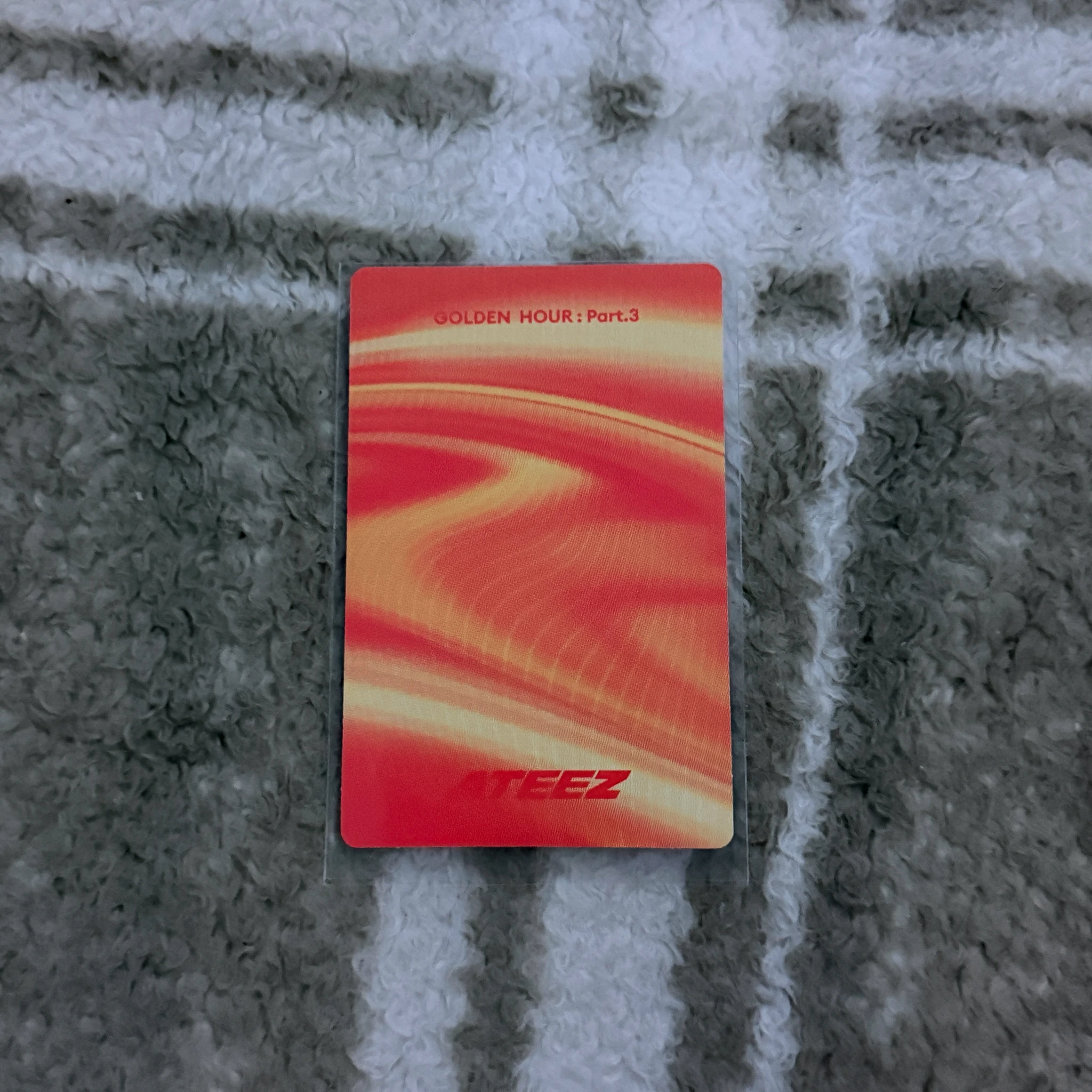 ATEEZ Hongjoong ATEEZ - Hongjoong - Golden Hour : Part.3 Album image card album photocard version 2 poca album listing photo 2