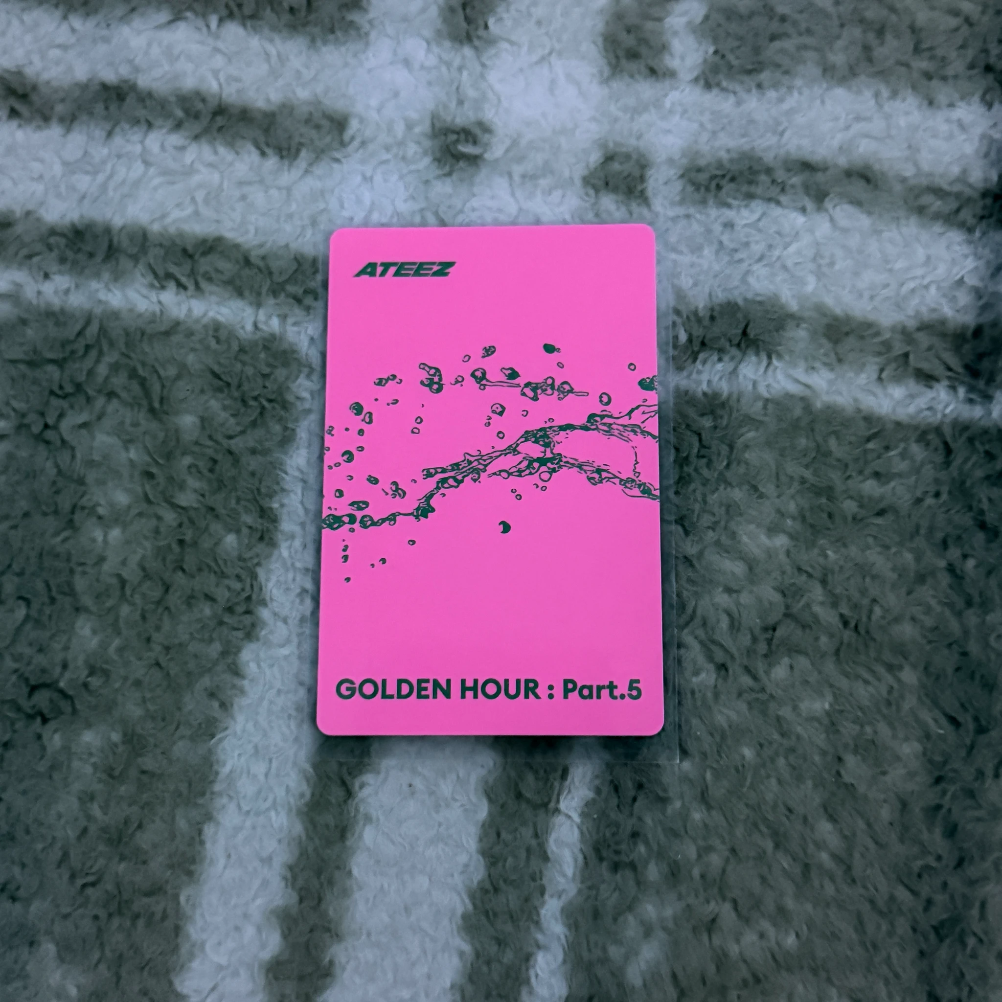 ATEEZ Hongjoong ATEEZ - Hongjoong - GOLDEN HOUR : Part.5 Album A version poca album album photocard listing photo 2