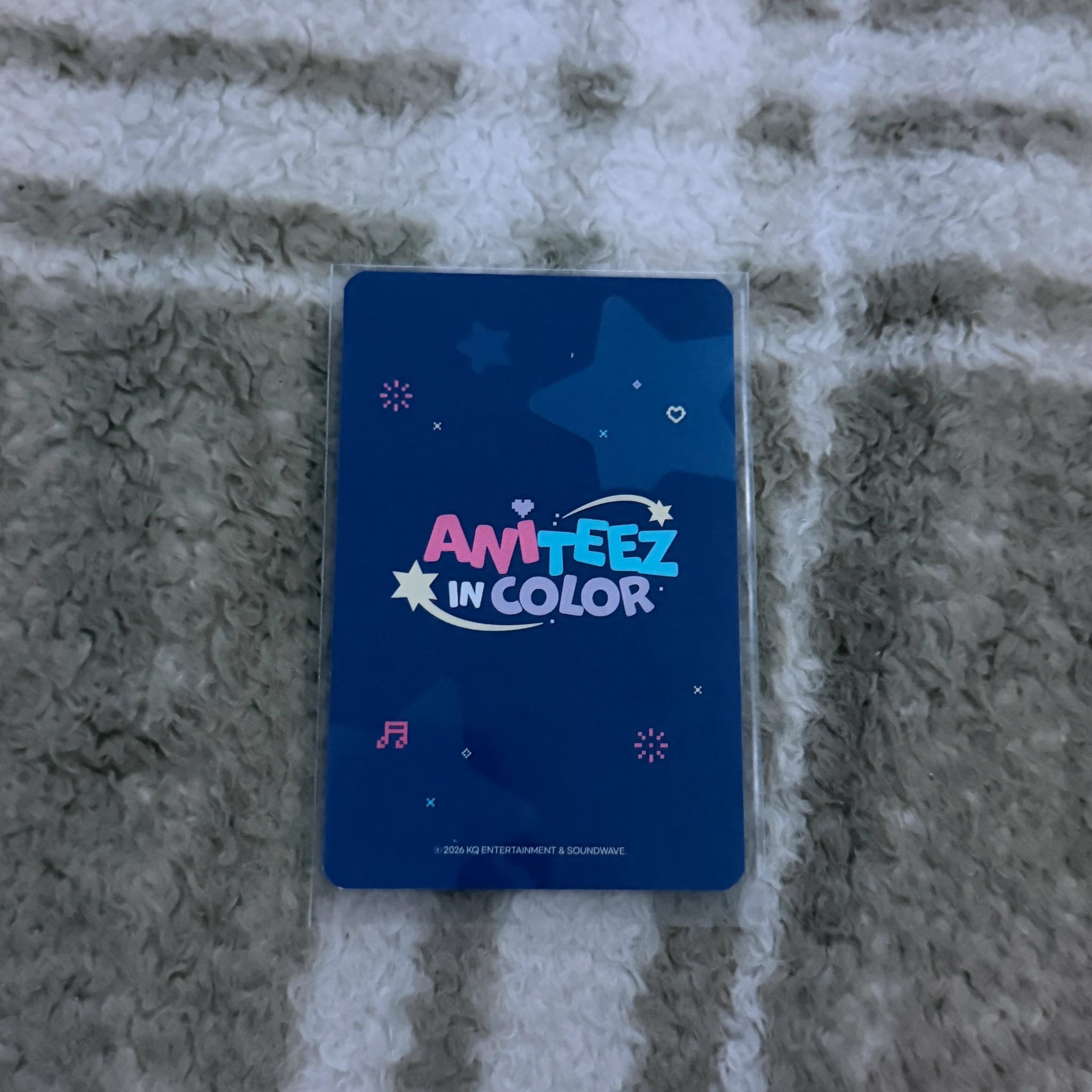 ATEEZ Yeosang ATEEZ - Yeosang - ANITEEZ IN COLOR Other trading card version 5 listing photo 2