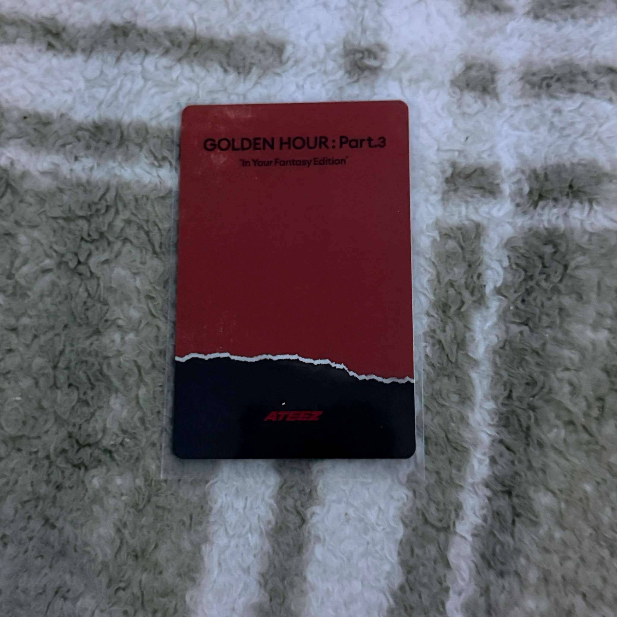 ATEEZ Yeosang ATEEZ - Yeosang - Golden Hour : Part.3 'In Your Fantasy Edition' Album limited version version 3 album photocard listing photo 2