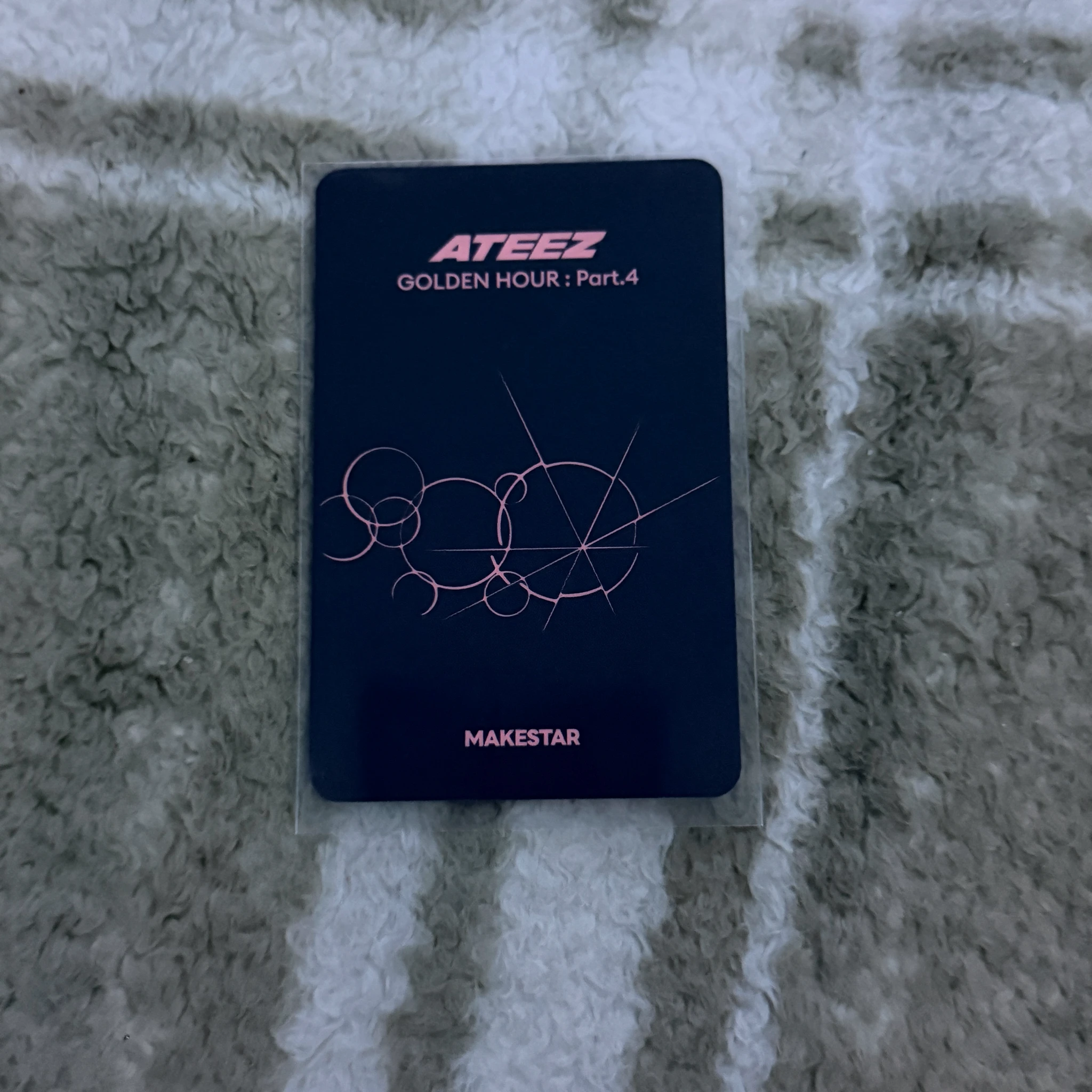 ATEEZ Yeosang ATEEZ - Yeosang - Golden Hour : Part.4 Album lucky draw pob (pre-order benefit) poca album video call (fancall) makestar listing photo 2