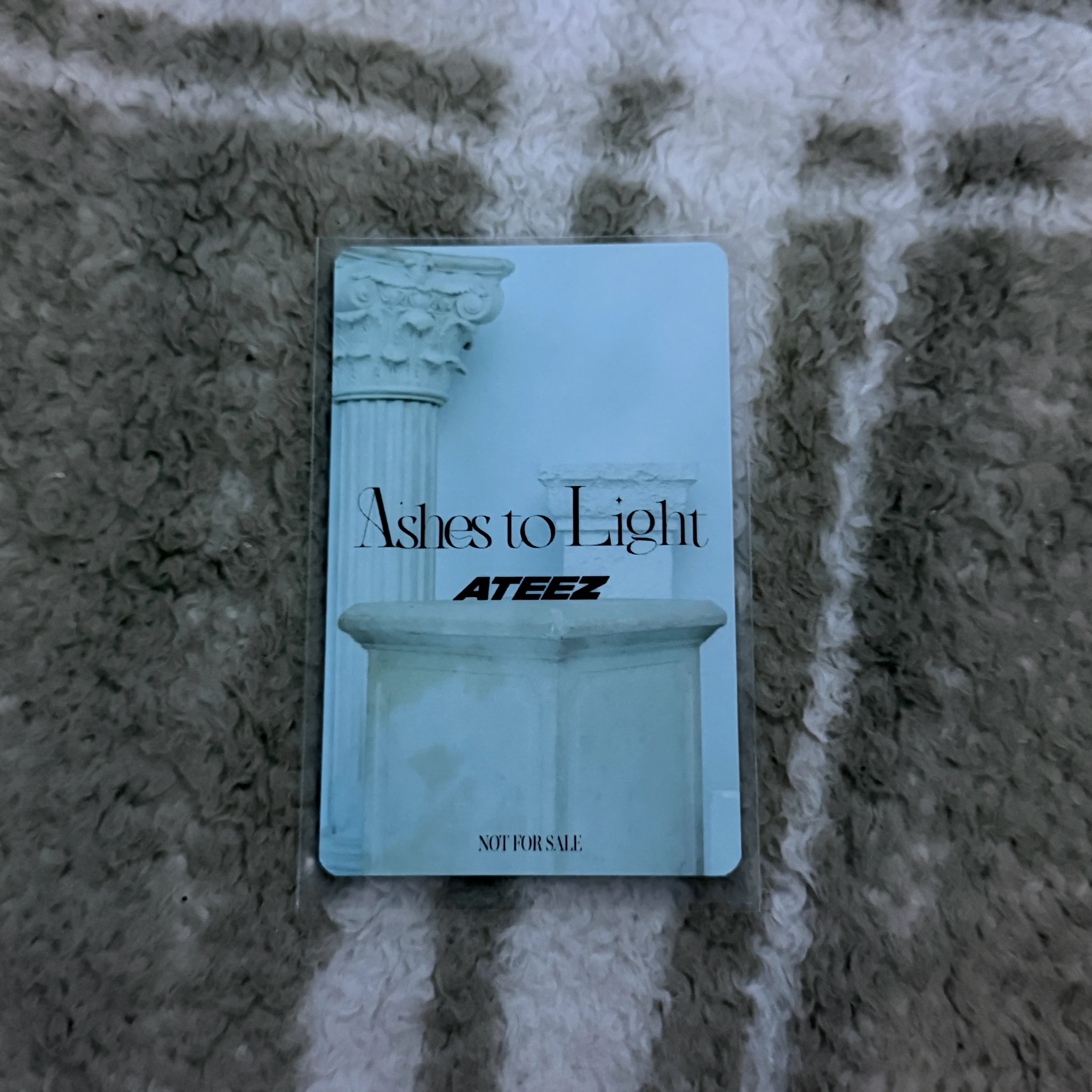 ATEEZ Yeosang ATEEZ - Yeosang - Ashes to Light Album japanese album pob (pre-order benefit) neowing (cdjapan) listing photo 2