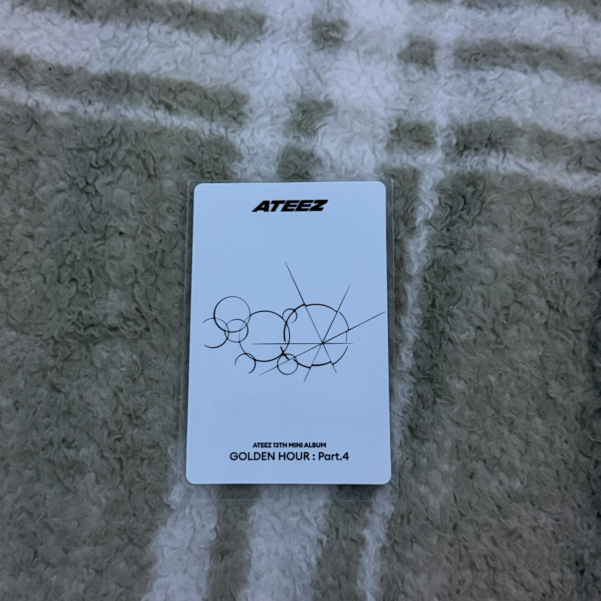 ATEEZ Mingi ATEEZ - Mingi - Golden Hour : Part.4 Album toktoq pob (pre-order benefit) poca album listing photo 2