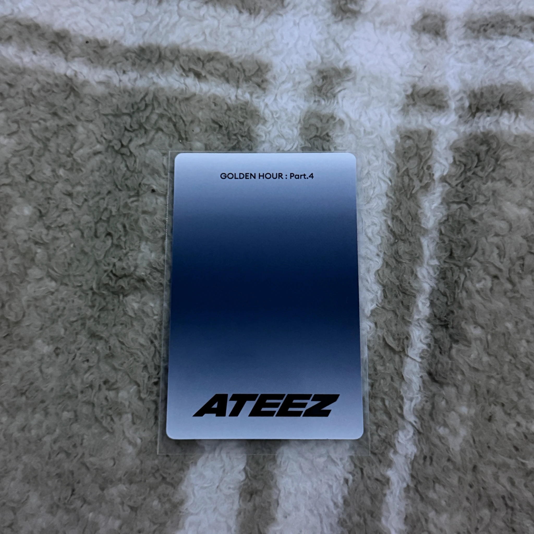 ATEEZ Mingi ATEEZ - Mingi - Golden Hour : Part.4 Album album photocard poca album listing photo 2