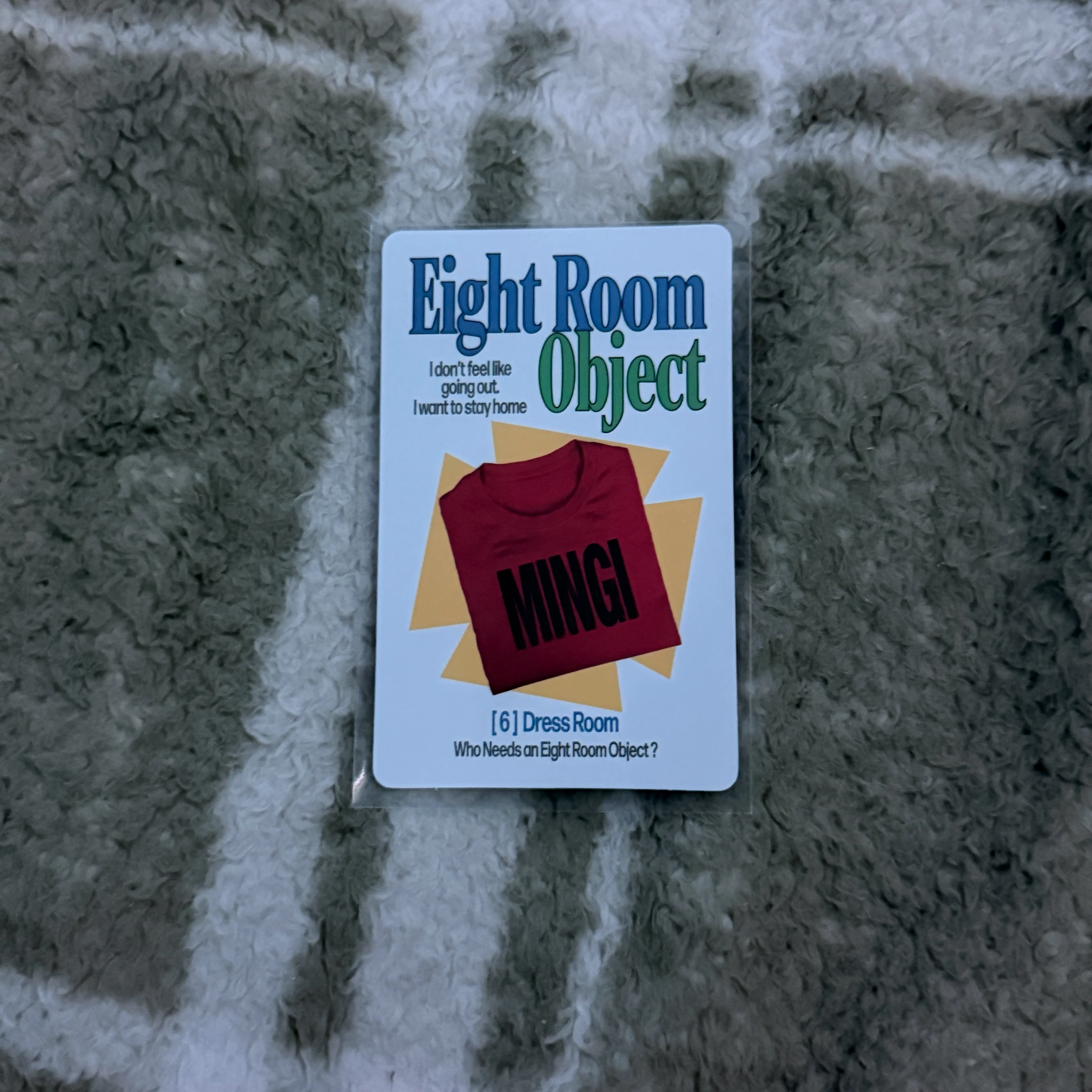 ATEEZ Mingi ATEEZ - Mingi - 8ROOM MD Other A version trading card listing photo 2