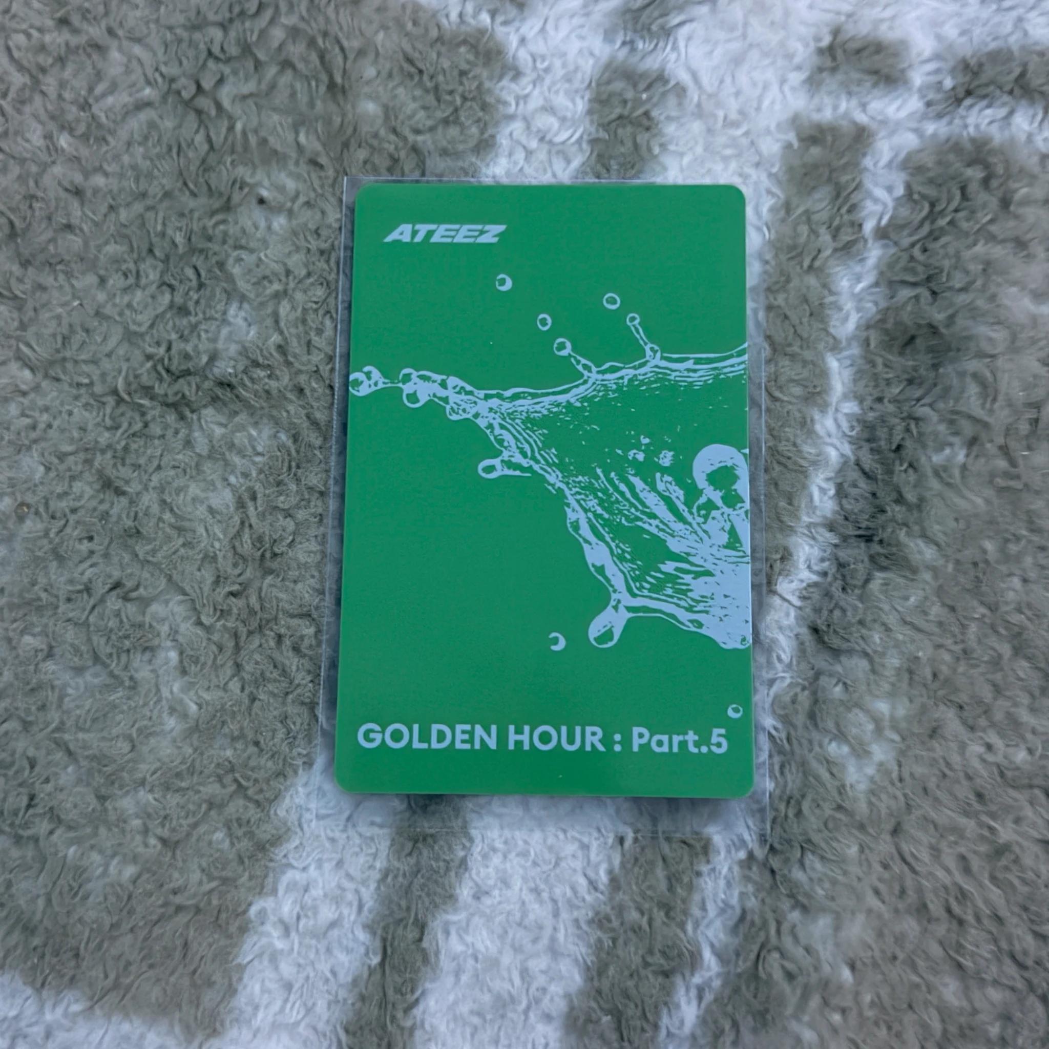 ATEEZ Mingi ATEEZ - Mingi - GOLDEN HOUR : Part.5 Album poca album album photocard Z version listing photo 2