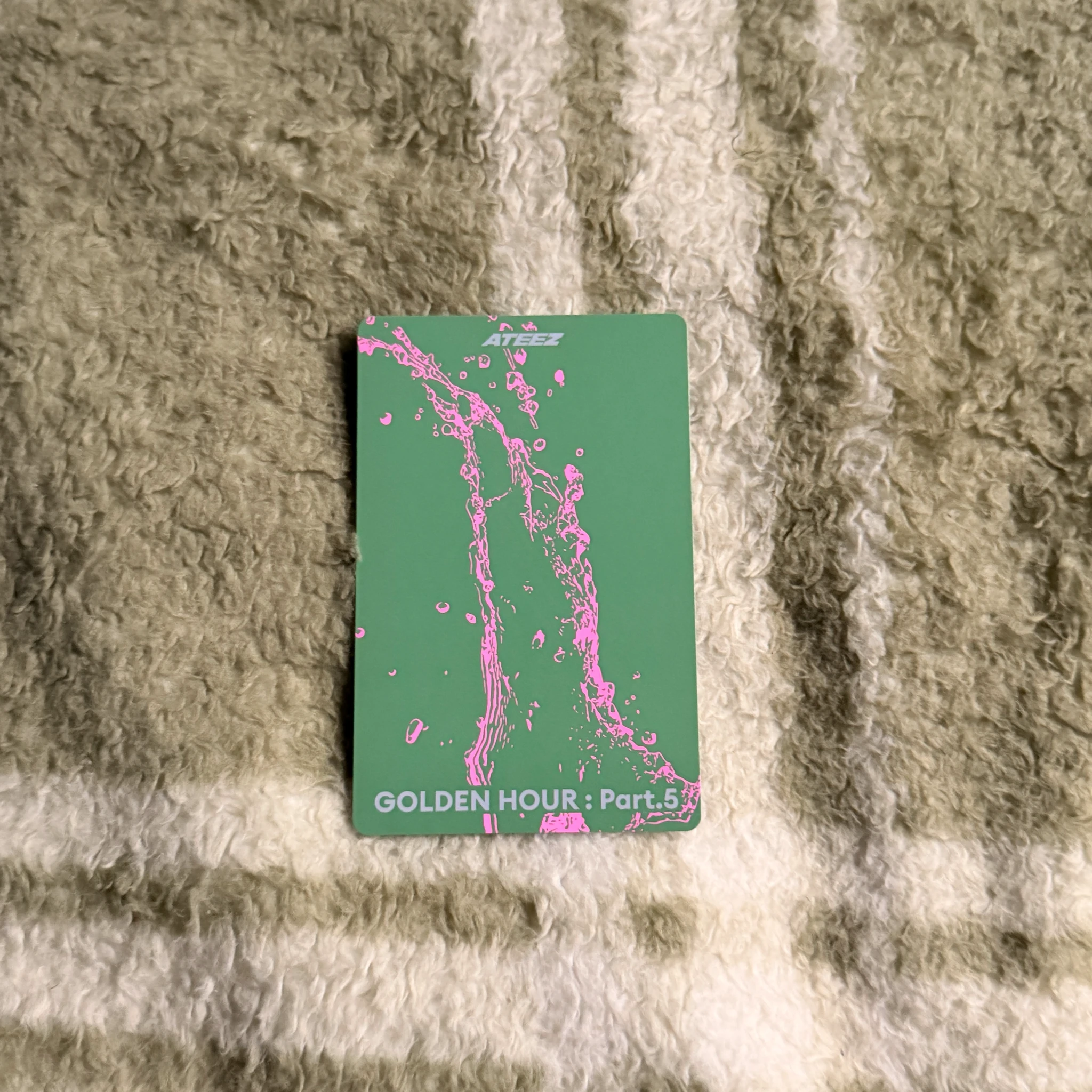 ATEEZ Mingi ATEEZ - Mingi - GOLDEN HOUR : Part.5 Album digipack version album photocard listing photo 2