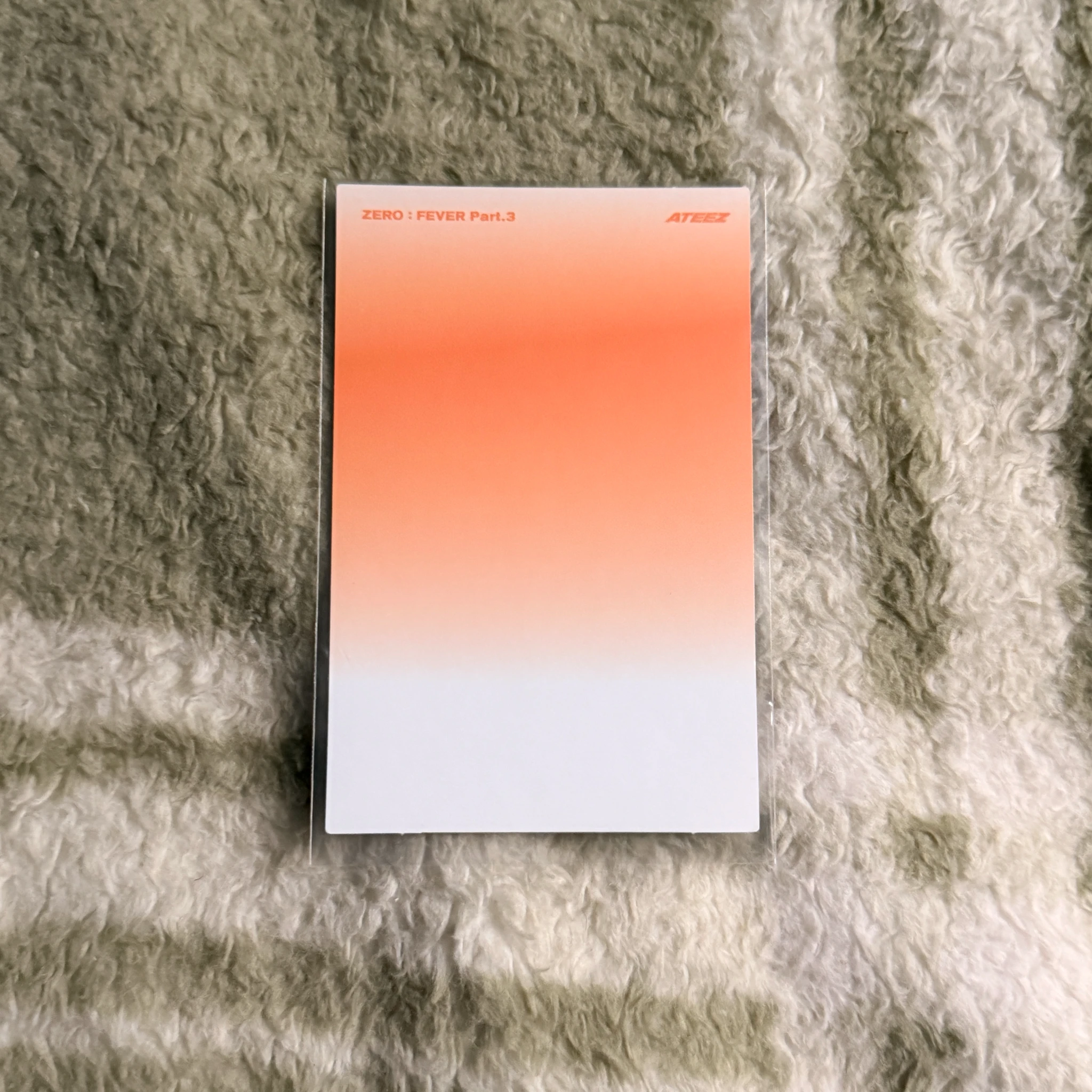 ATEEZ Mingi ATEEZ - Mingi - ZERO : FEVER Part.3 Album album photocard diary version version 1 listing photo 2