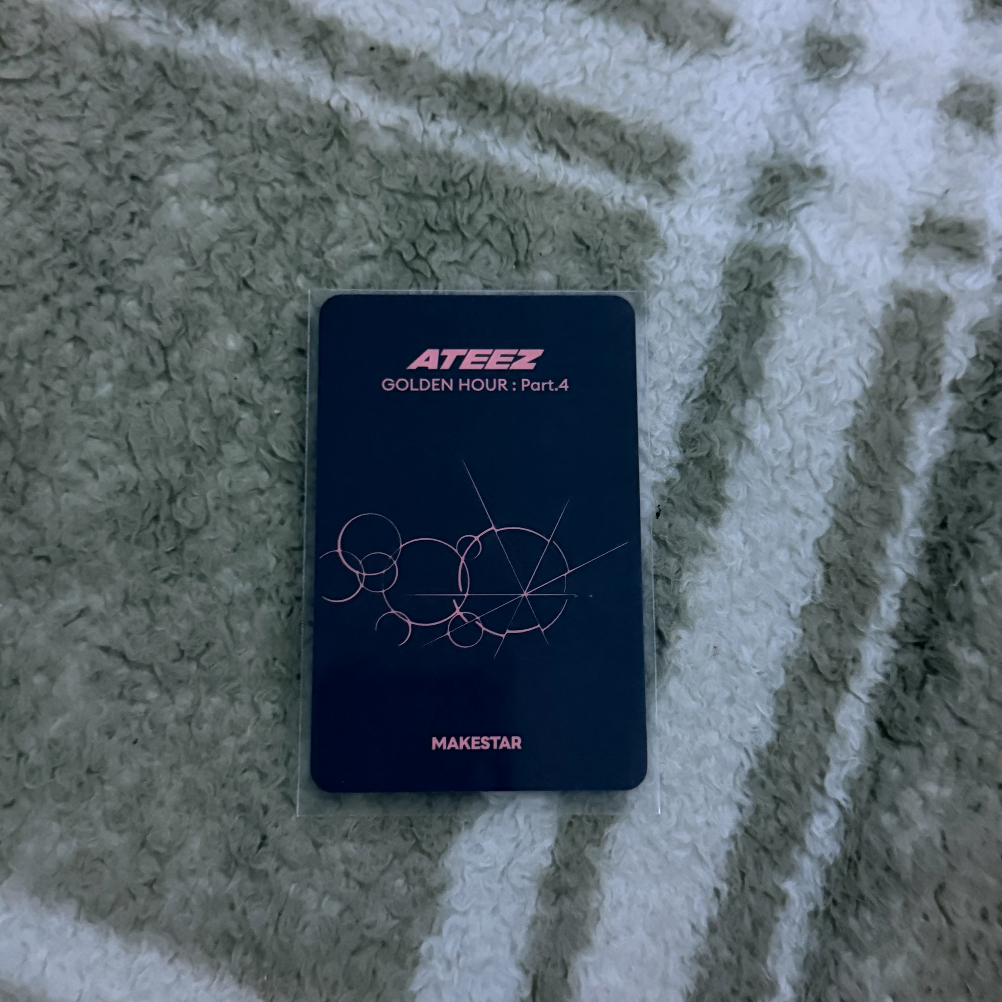 ATEEZ Jongho ATEEZ - Jongho - Golden Hour : Part.4 Album pob (pre-order benefit) makestar lucky draw poca album video call (fancall) listing photo 2