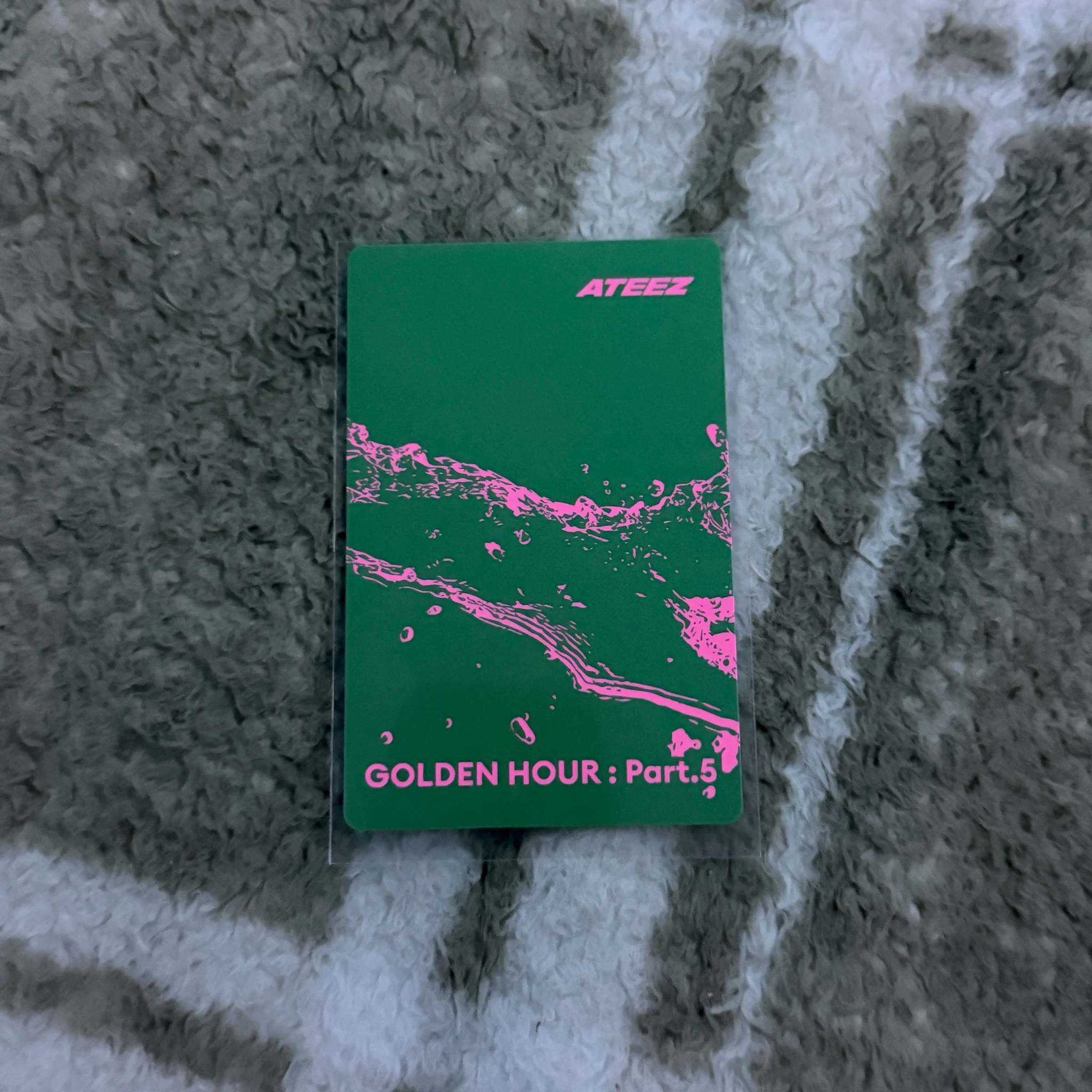 ATEEZ Jongho ATEEZ - Jongho - GOLDEN HOUR : Part.5 Album poca album Z version album photocard listing photo 2