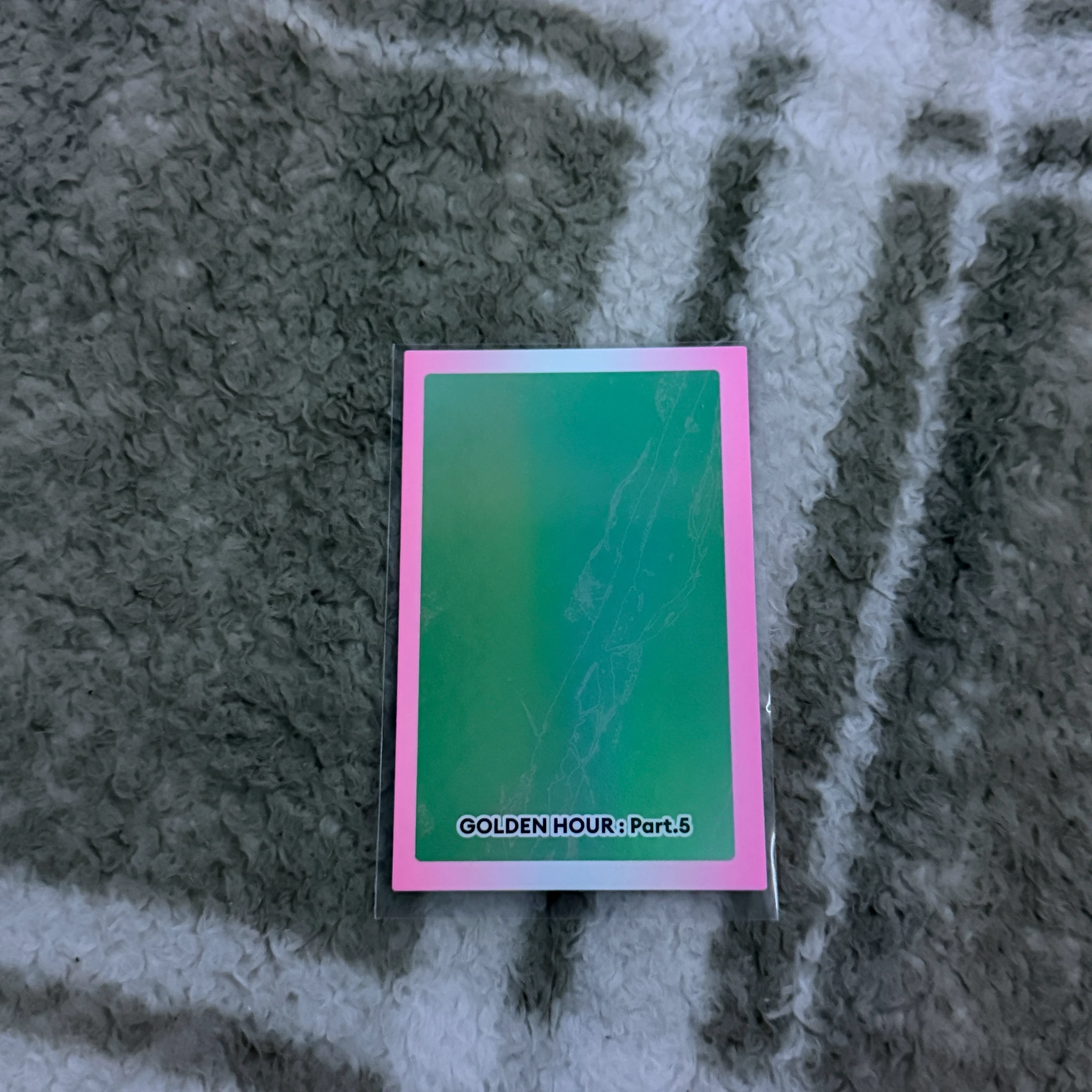 ATEEZ Jongho ATEEZ - Jongho - GOLDEN HOUR : Part.5 Album album photocard holographic (hologram) character card listing photo 2