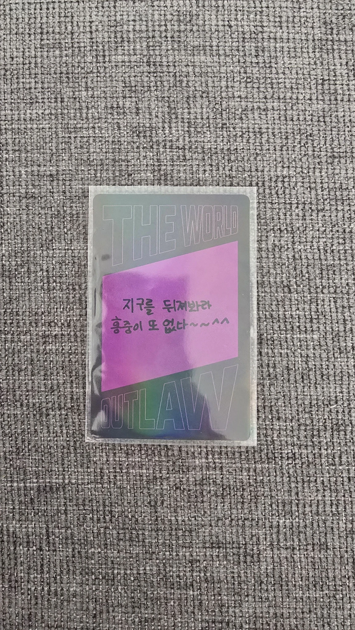 ATEEZ Hongjoong ATEEZ - Hongjoong - THE WORLD EP.2 : OUTLAW Album album photocard Z version version 3 listing photo 2