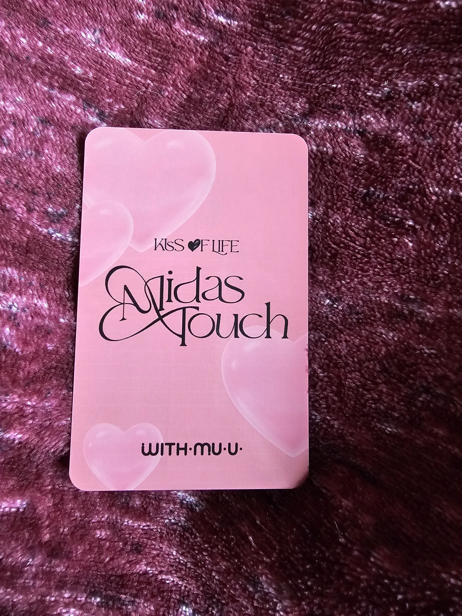 KISS OF LIFE Haneul KISS OF LIFE - Haneul - Midas Touch Album withmuu pre-order benefit (pob) listing photo 2