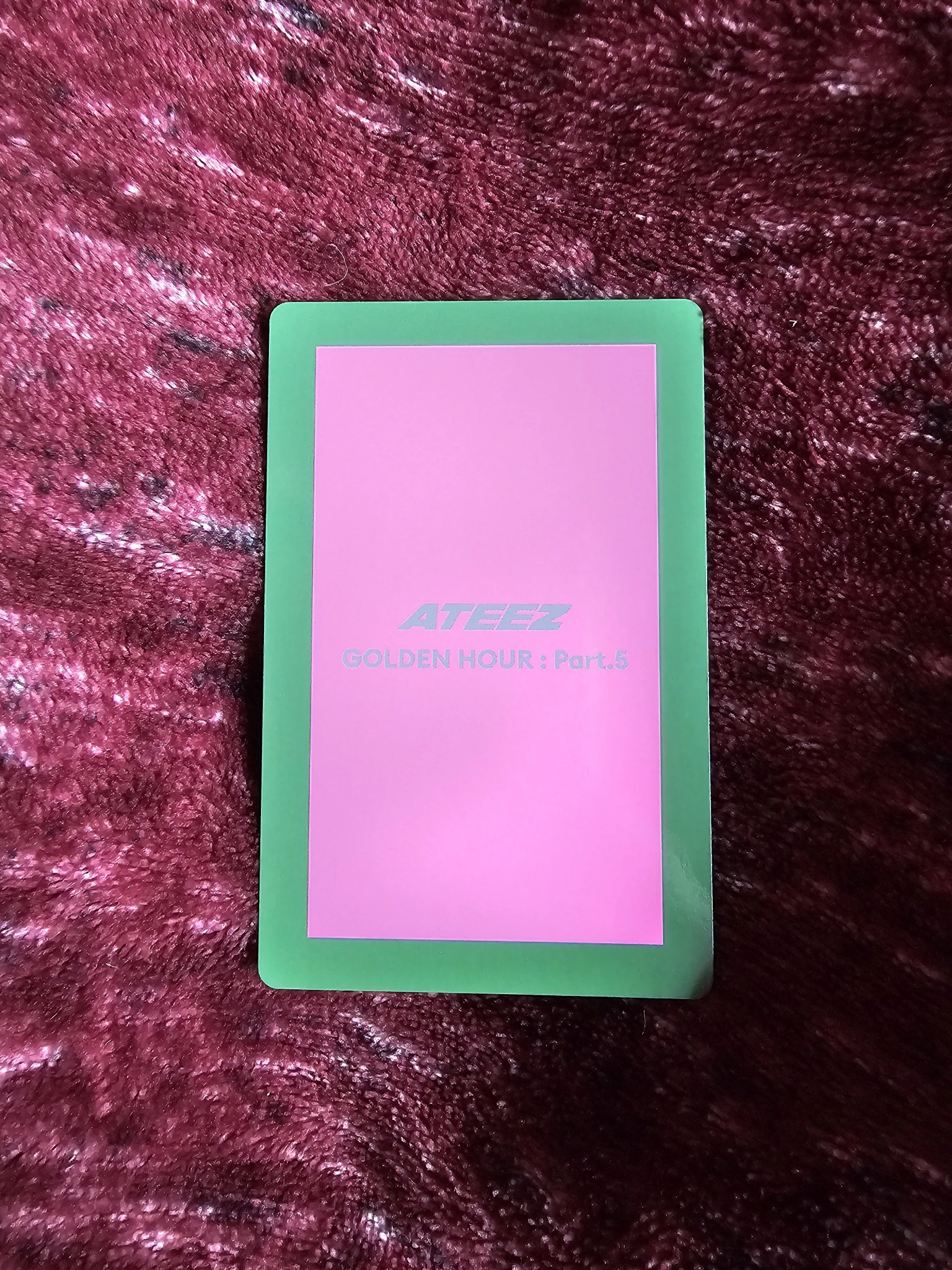 ATEEZ Jongho ATEEZ - Jongho - GOLDEN HOUR : Part.5 Album album photocard A version listing photo 2