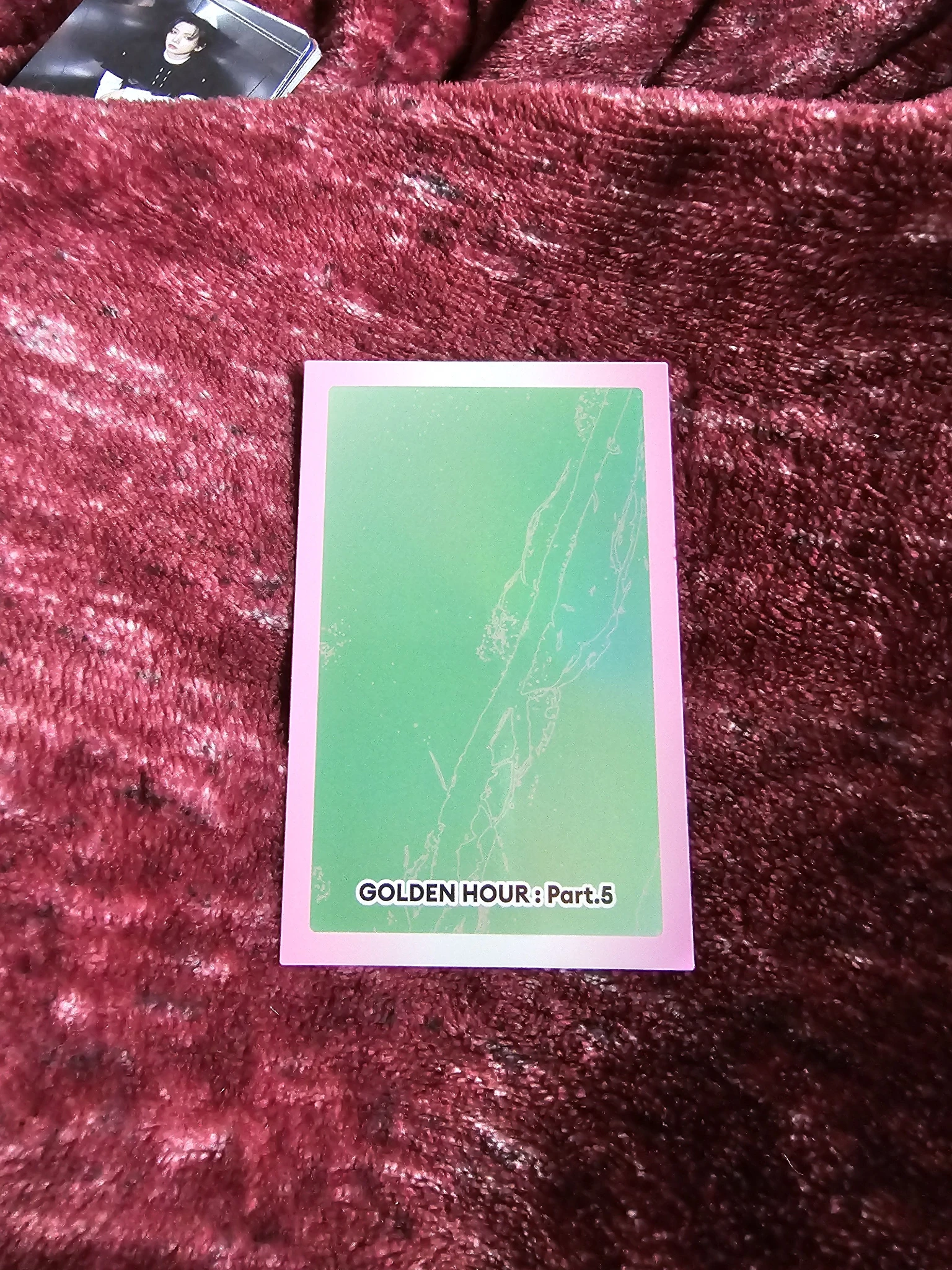 ATEEZ San ATEEZ - San - GOLDEN HOUR : Part.5 Album album photocard holographic (hologram) listing photo 2