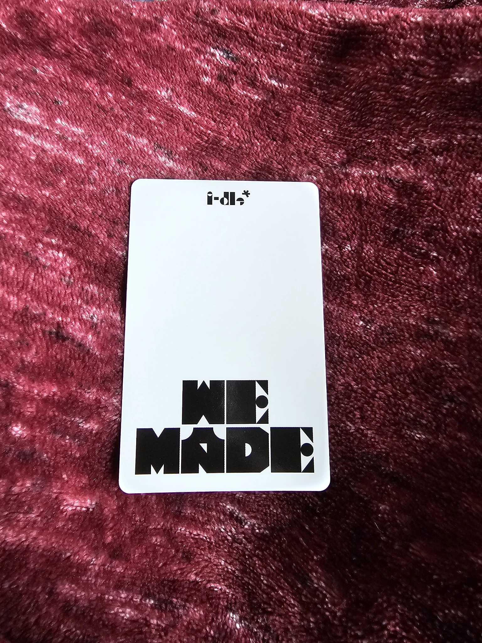 i-dle Shuhua i-dle - Shuhua - We made Album album photocard A version listing photo 2