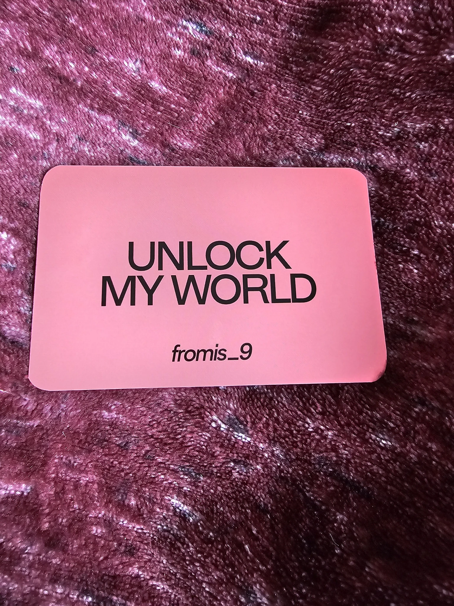 fromis_9 Chaeyoung fromis_9 - Chaeyoung - Unlock My World Album pob (pre-order benefit) musickorea (music korea) compact version horizontal listing photo 2