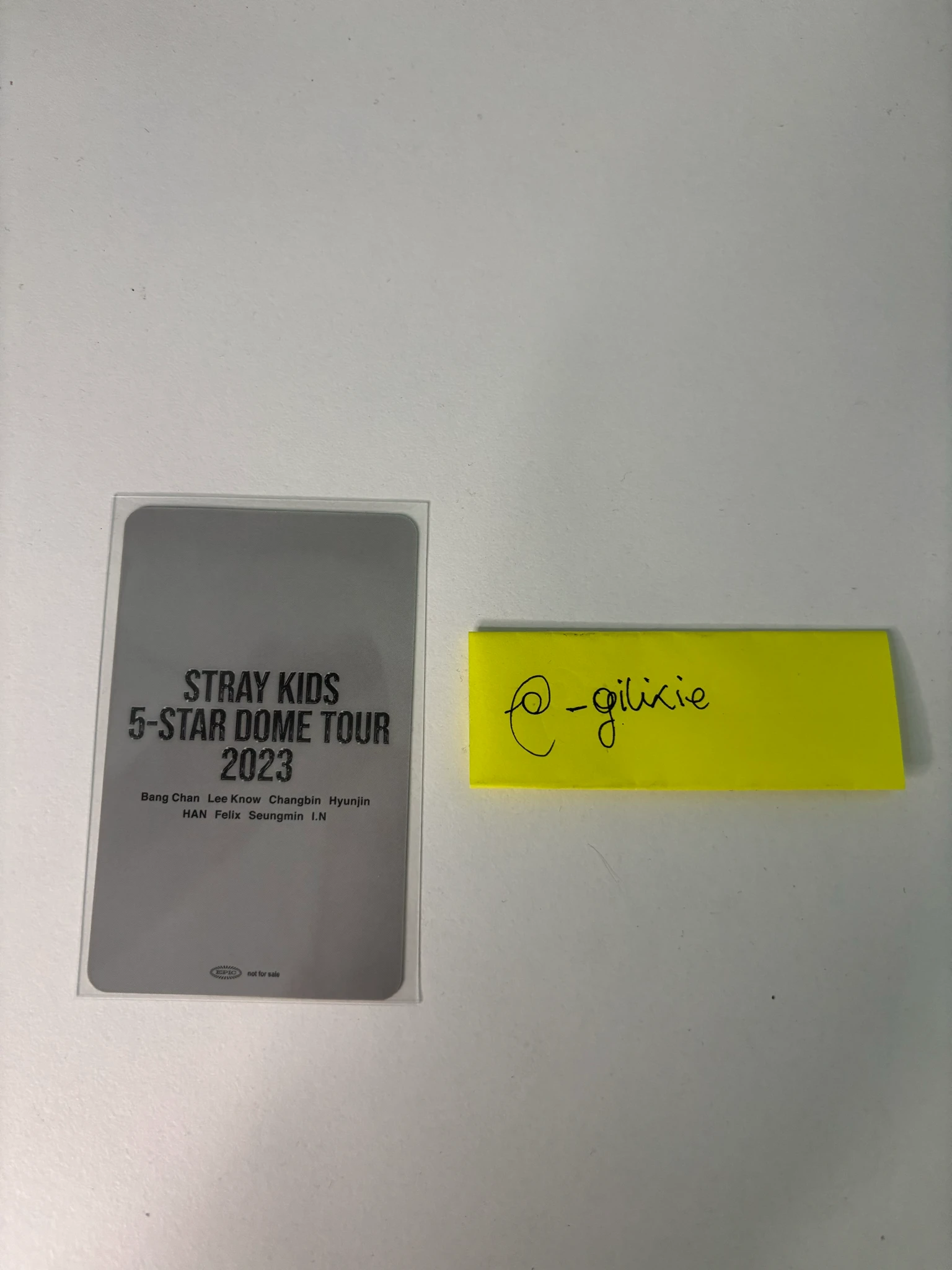 Stray Kids Bang Chan Stray Kids - Bang Chan - 5-Star Dome Tour 2023 Event nagoya day 1 purchase benefit venue-limited social path listing photo 2