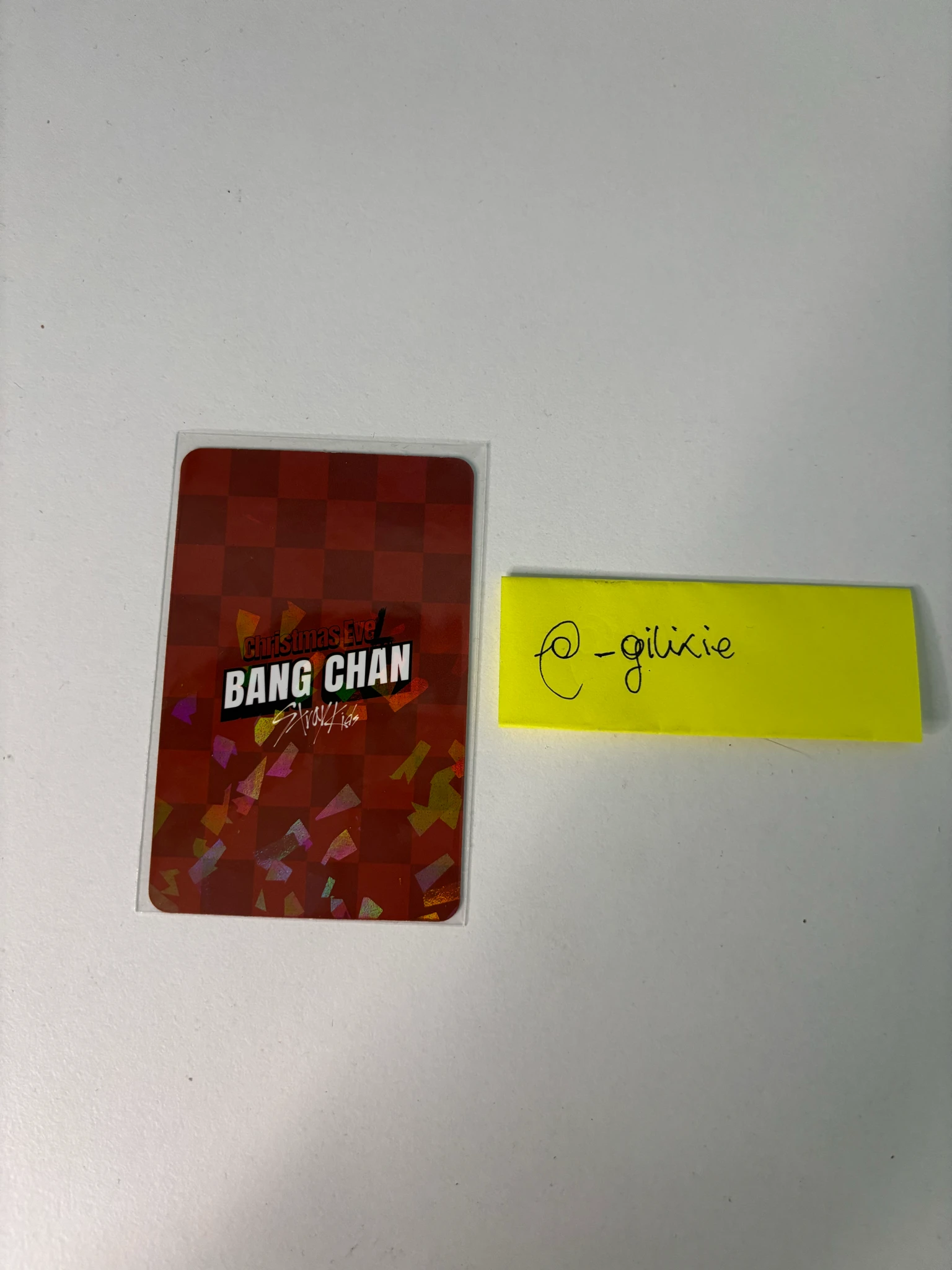 Stray Kids Bang Chan Stray Kids - Bang Chan - Christmas EveL Album album photocard glitter ver. glitter listing photo 2