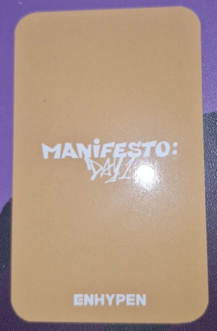 ENHYPEN Evan (Heeseung) ENHYPEN - Heeseung - MANIFESTO: DAY 1 Album broadcast gift listing photo 2