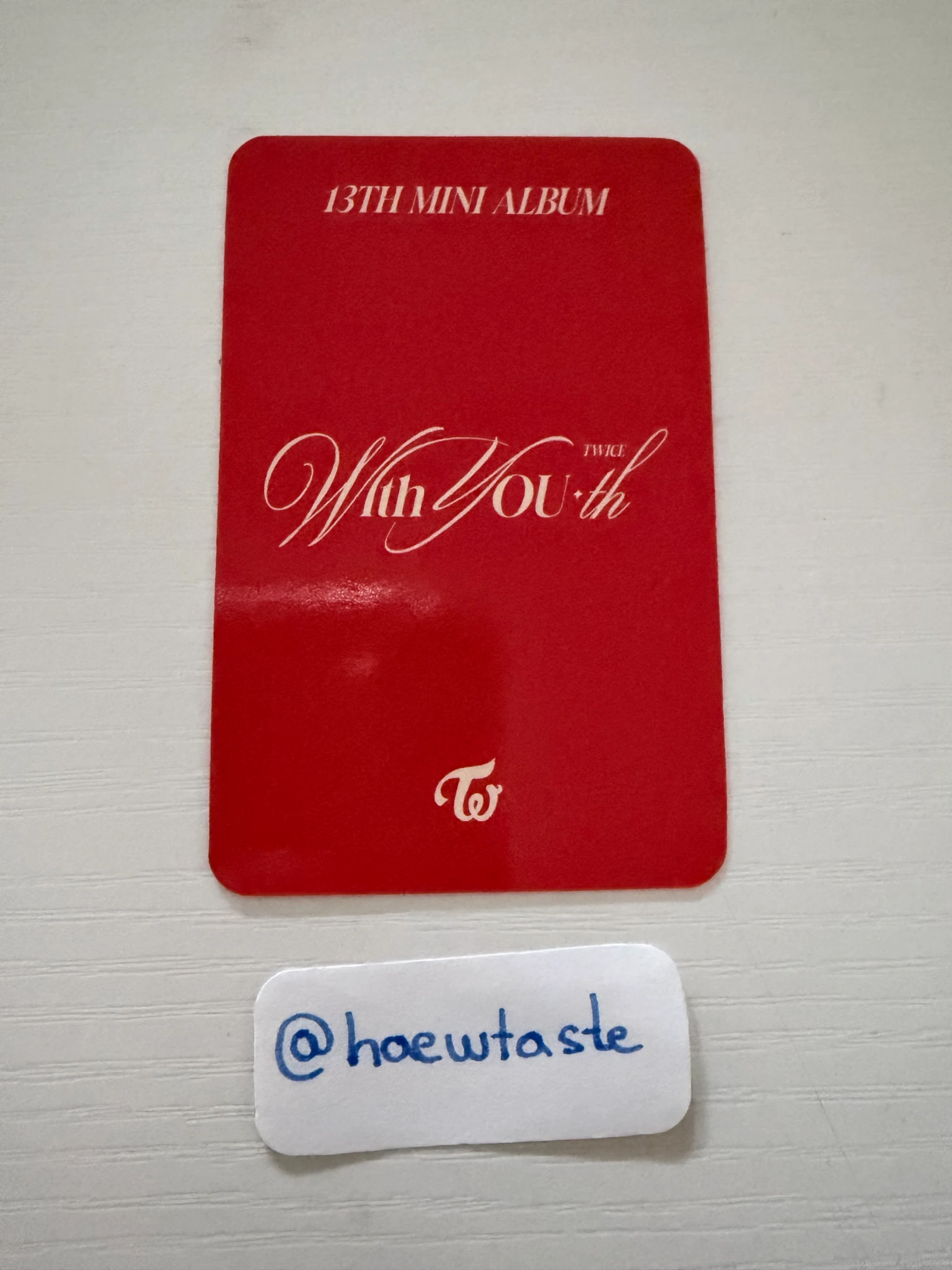 TWICE Tzuyu TWICE-Tzuyu-Album-with you-th listing photo 2