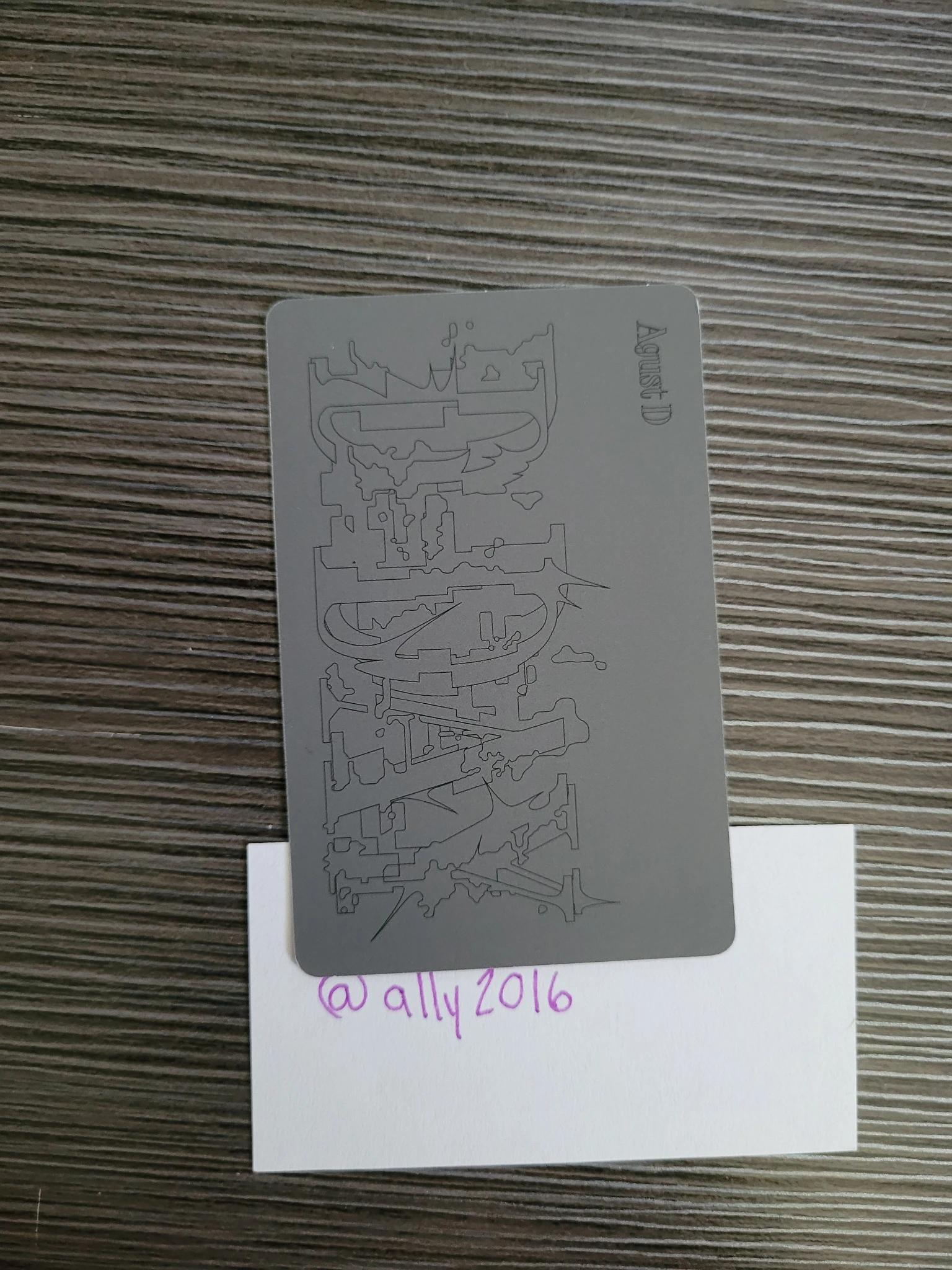 BTS SUGA BTS - SUGA - D-DAY Album album photocard version 01 listing photo 2